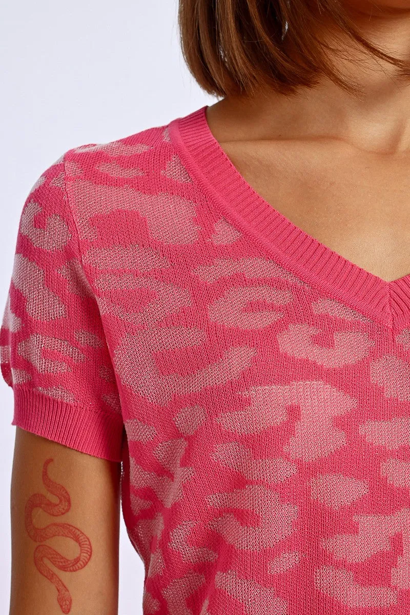 LEOPARD POLO SHIRT