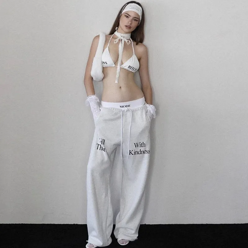 Letter graphic oversized hoodie