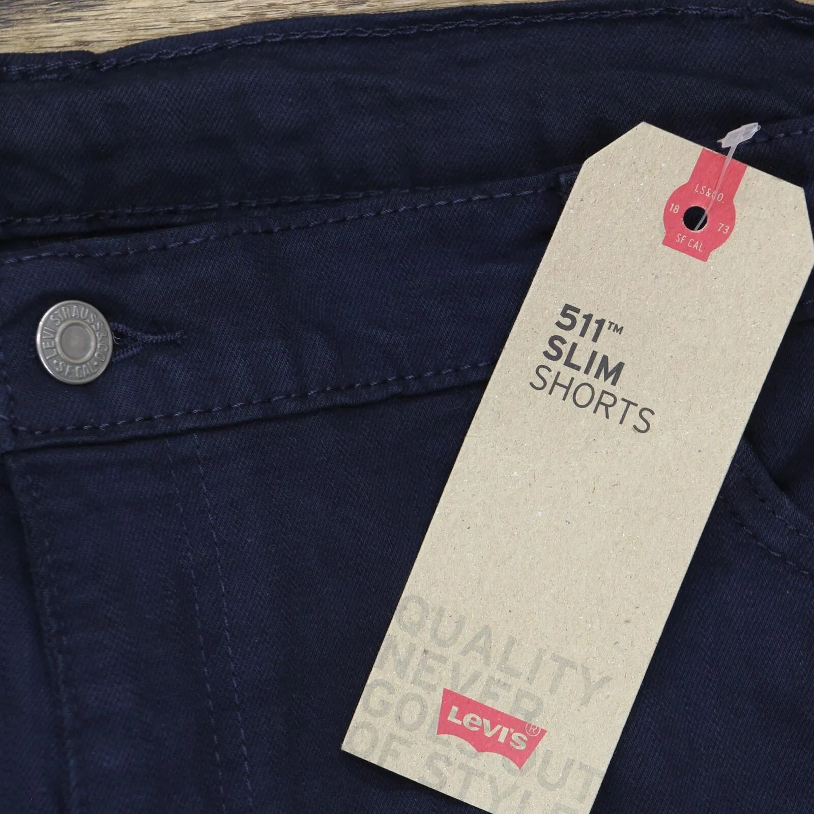 Levi's Men's 511 Distressed Slim Cutoff Shorts