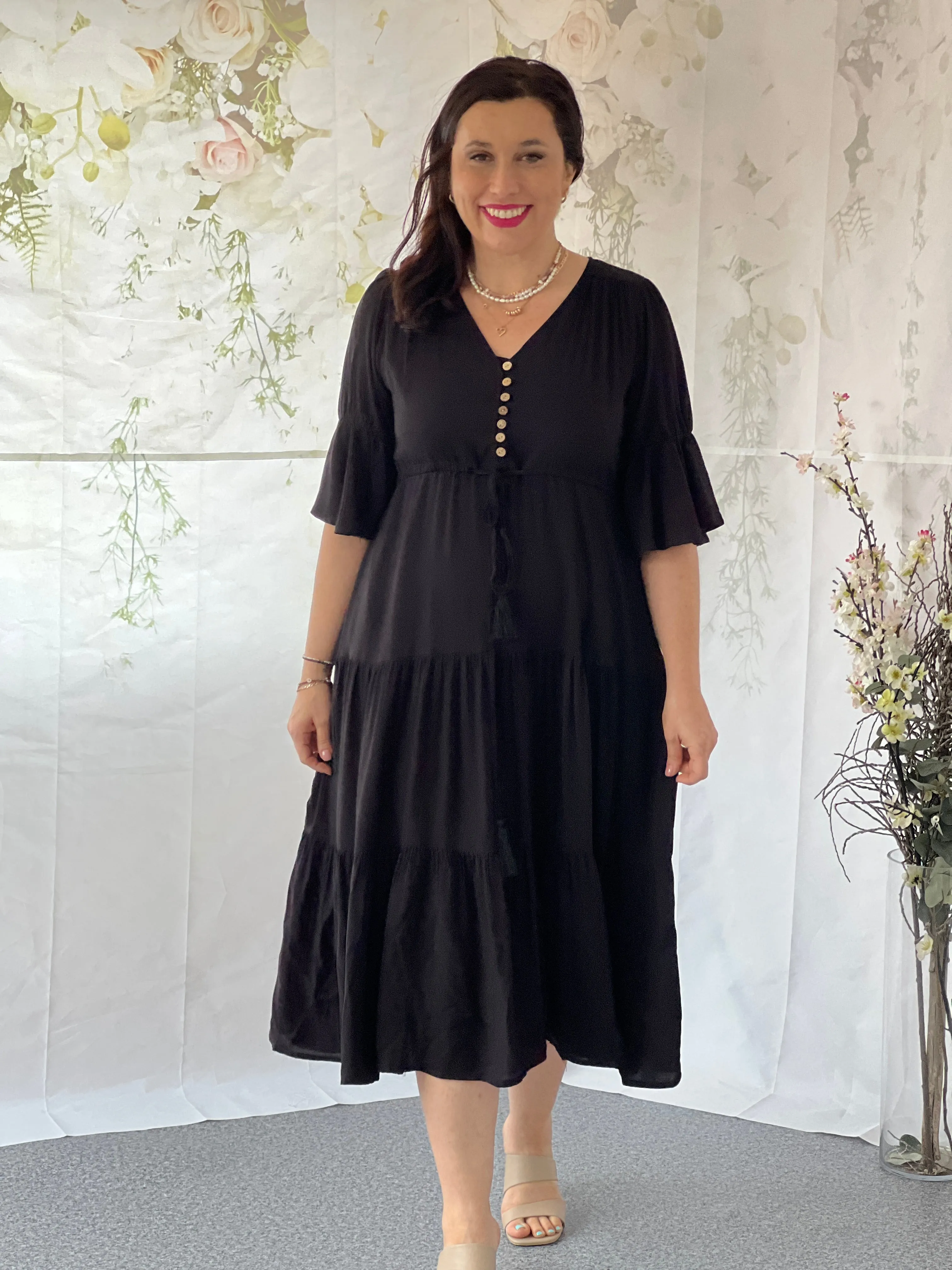 Lisbon Black Dress