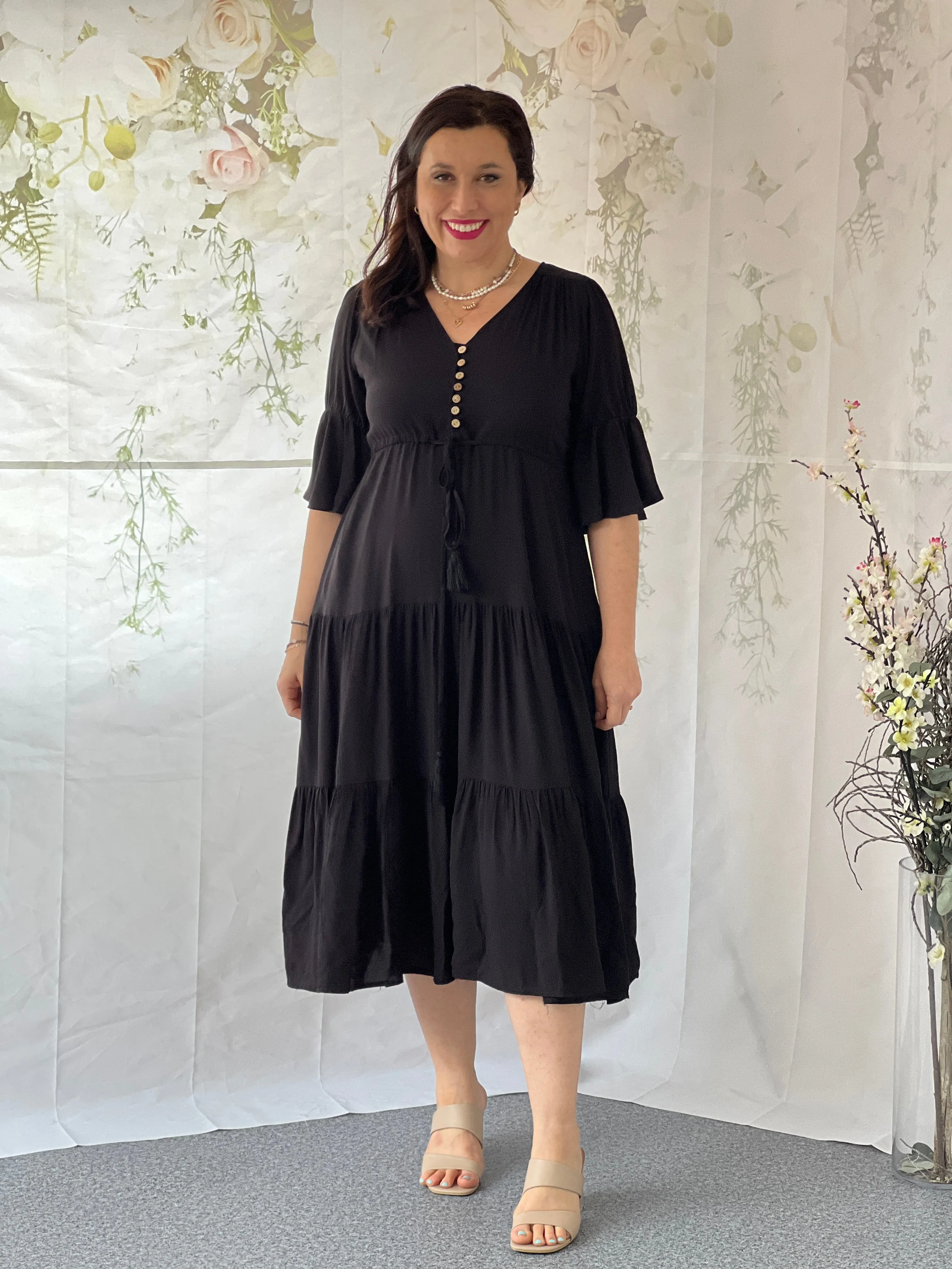 Lisbon Black Dress
