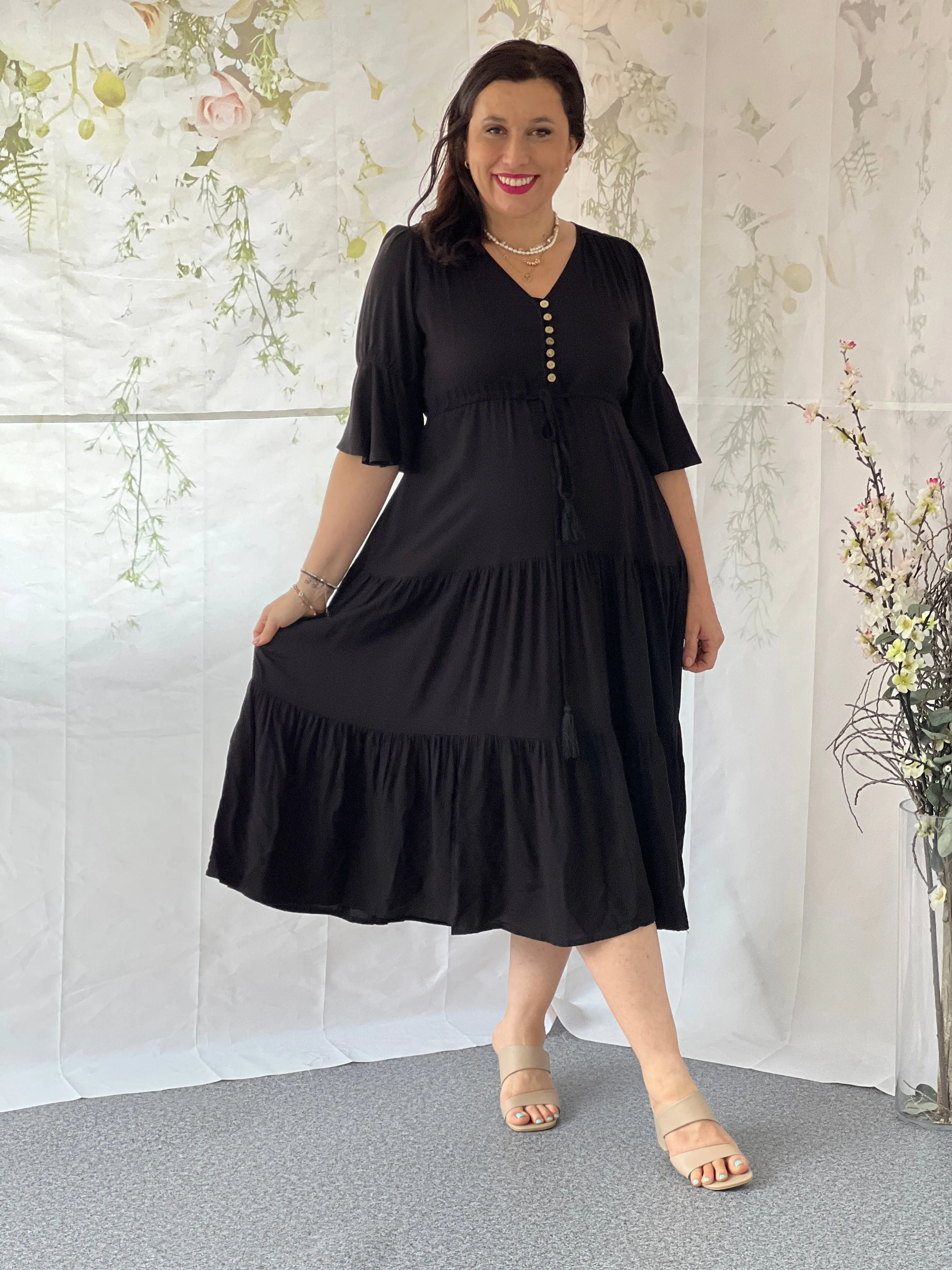 Lisbon Black Dress