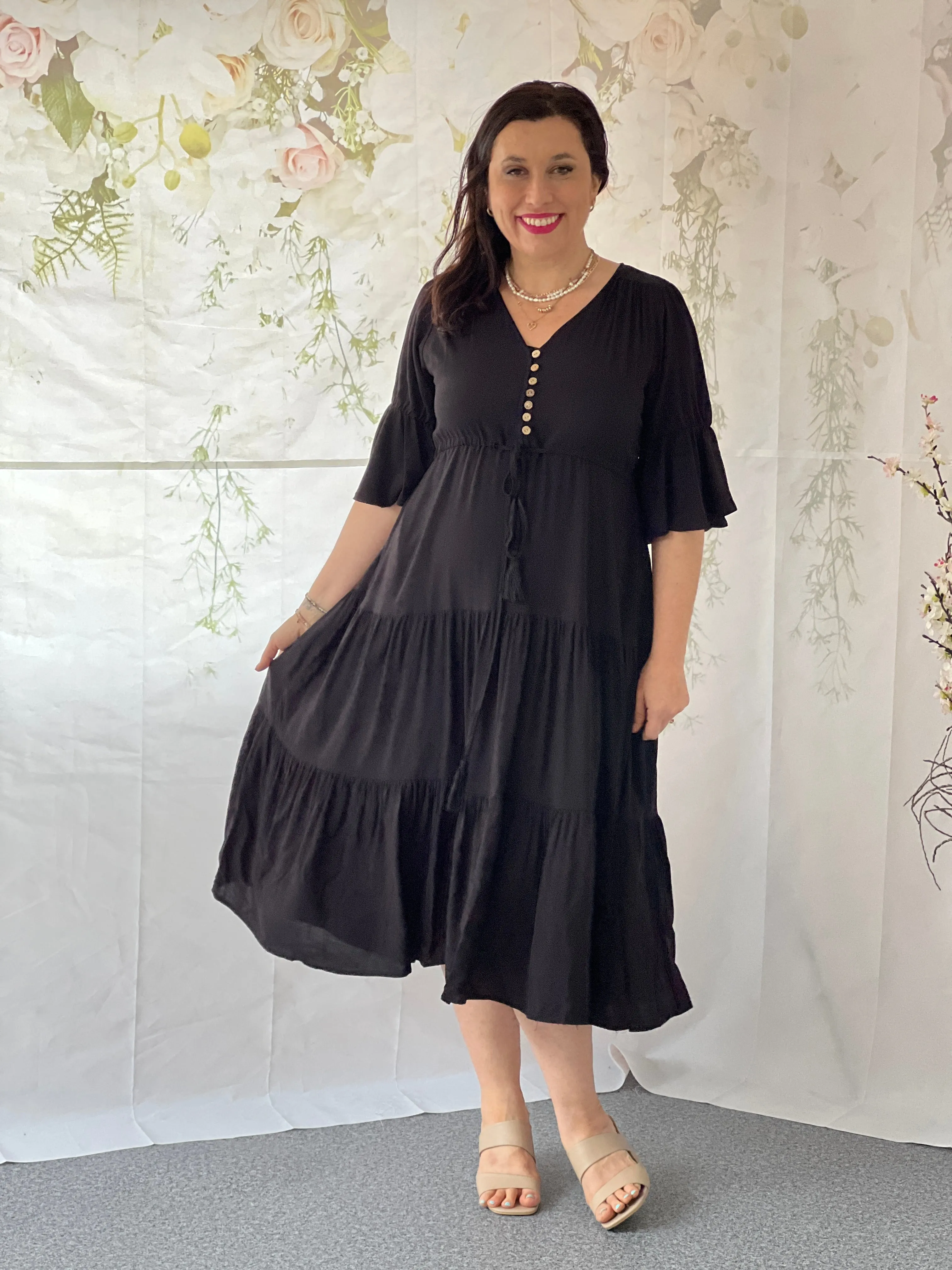 Lisbon Black Dress
