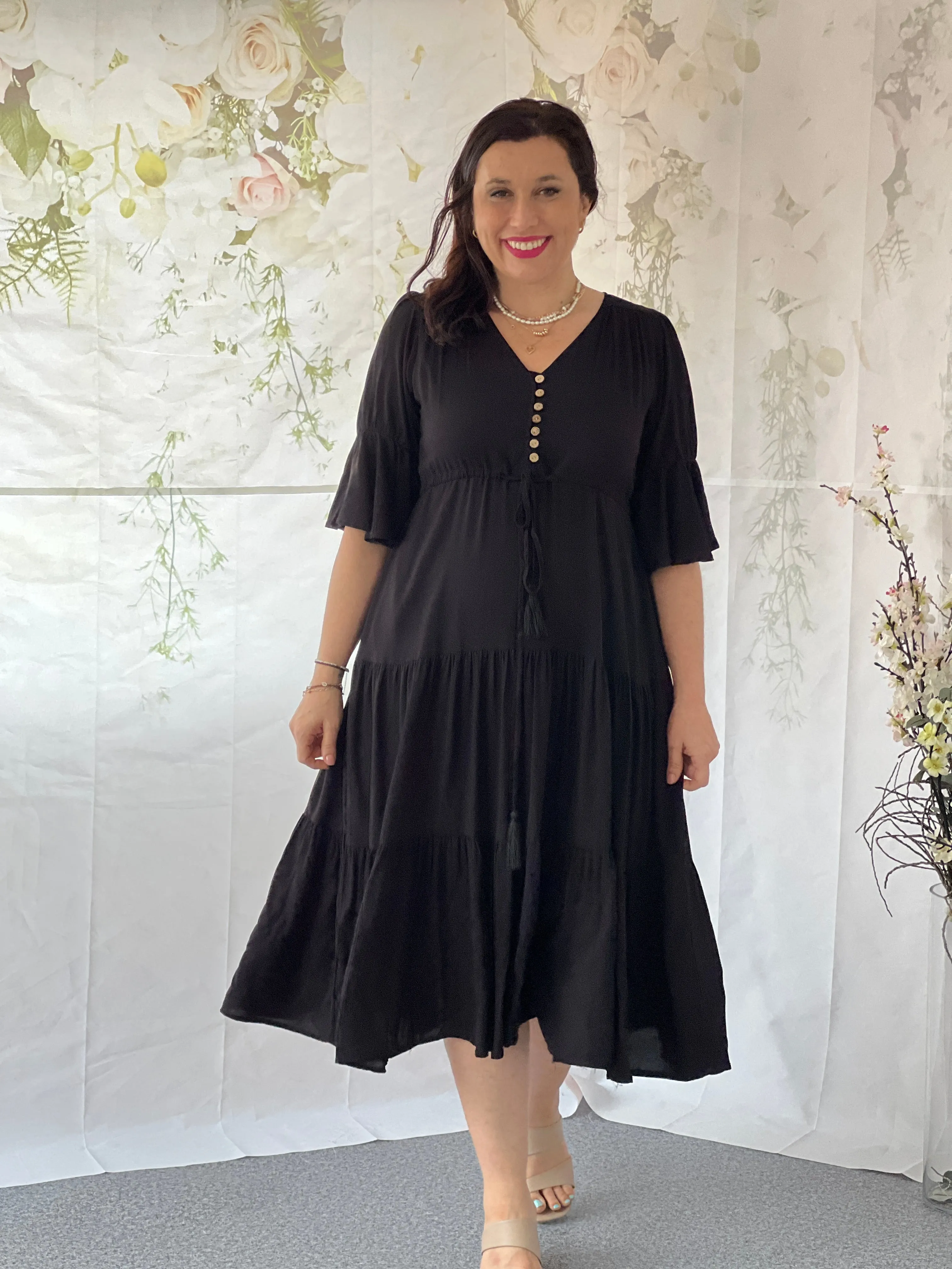 Lisbon Black Dress