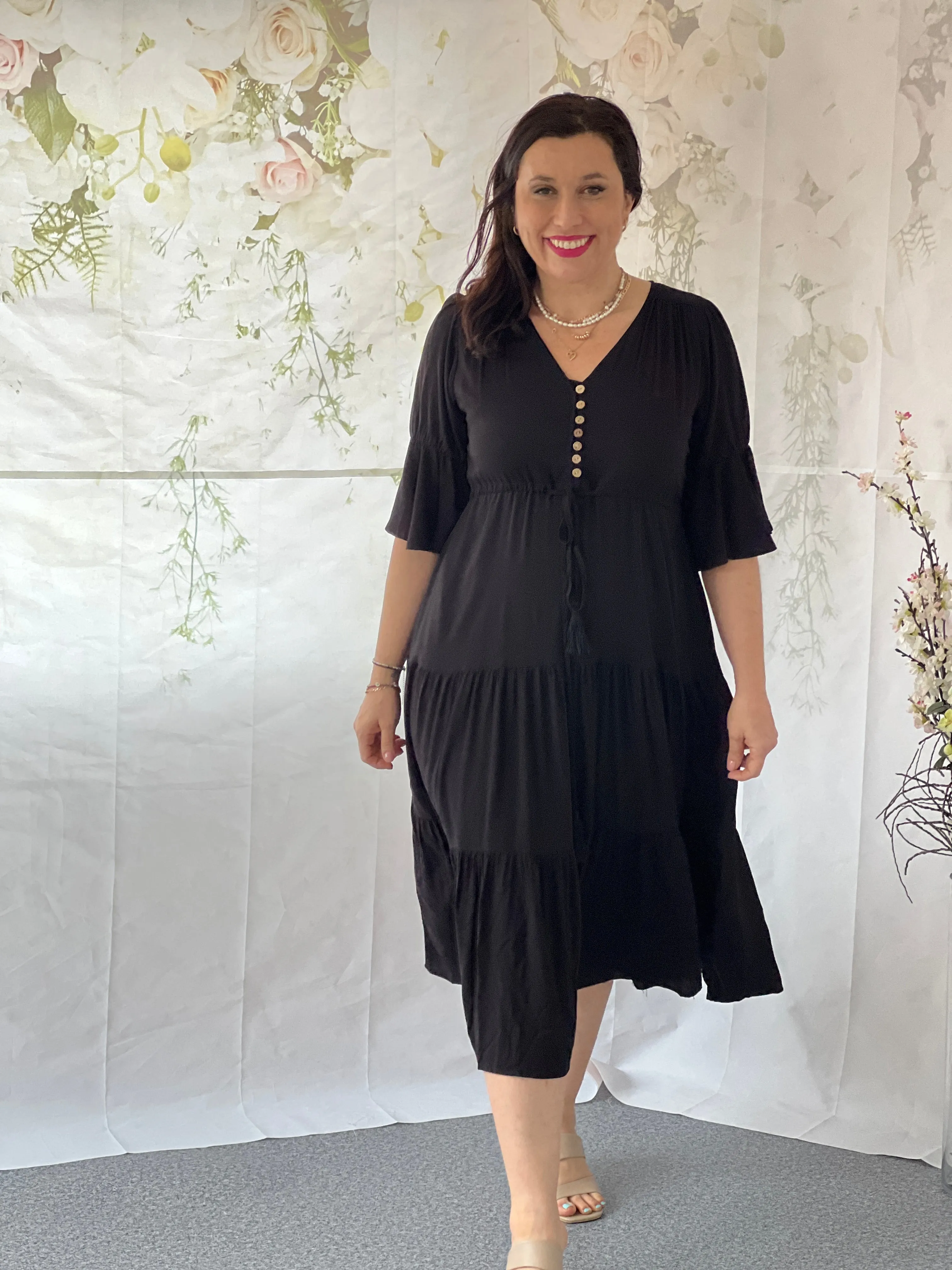 Lisbon Black Dress