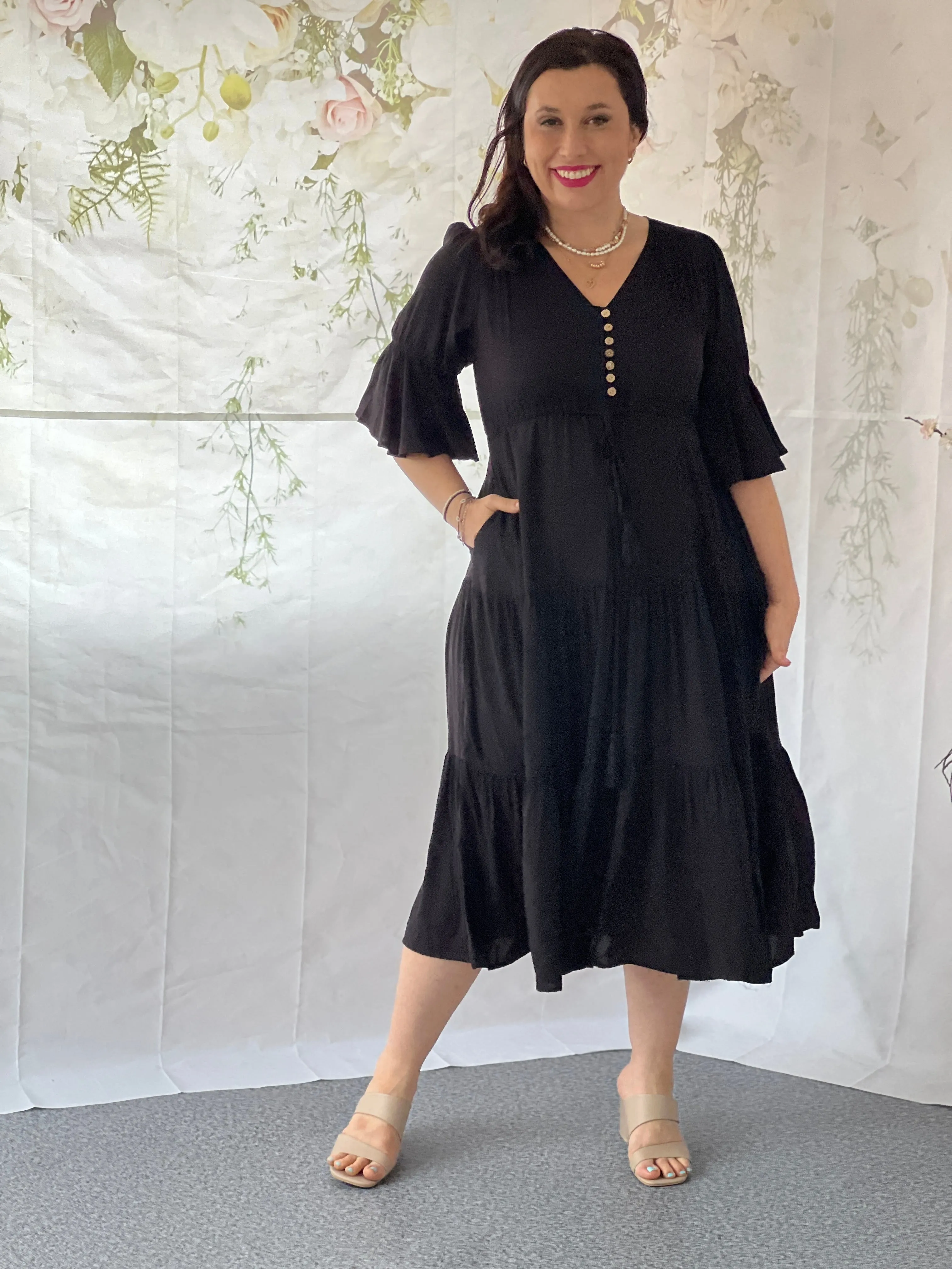Lisbon Black Dress