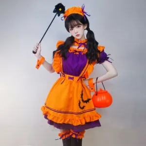 Lolita Halloween Pumpkin Maid Costume  yc28184