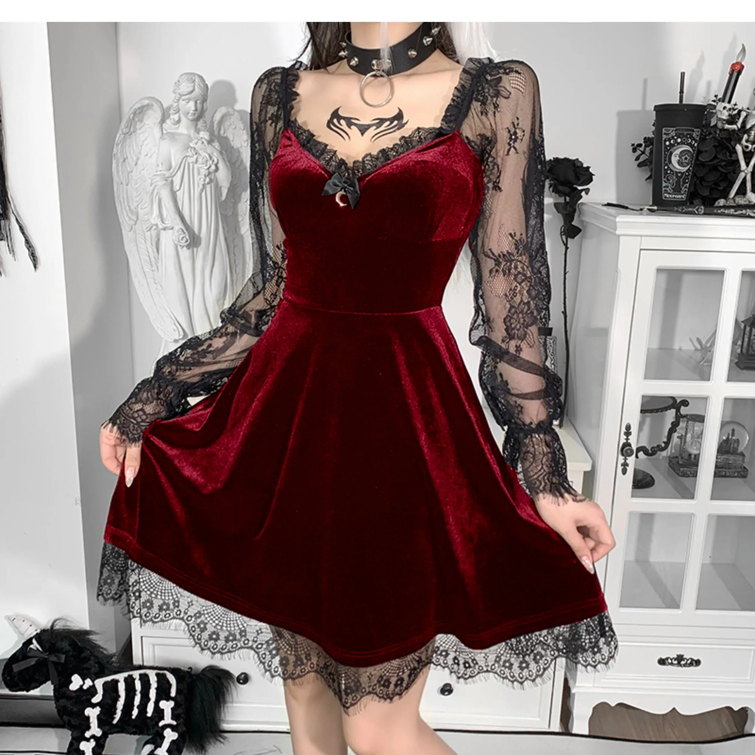Lolita lace princess dress   KF70270