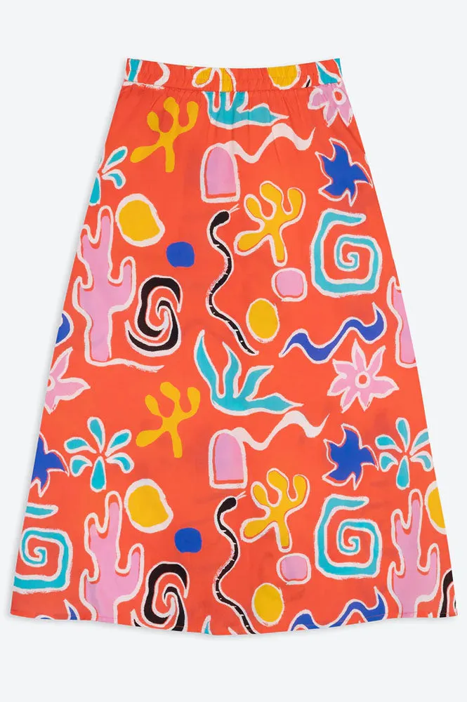 Lowie Desert Maxi Skirt