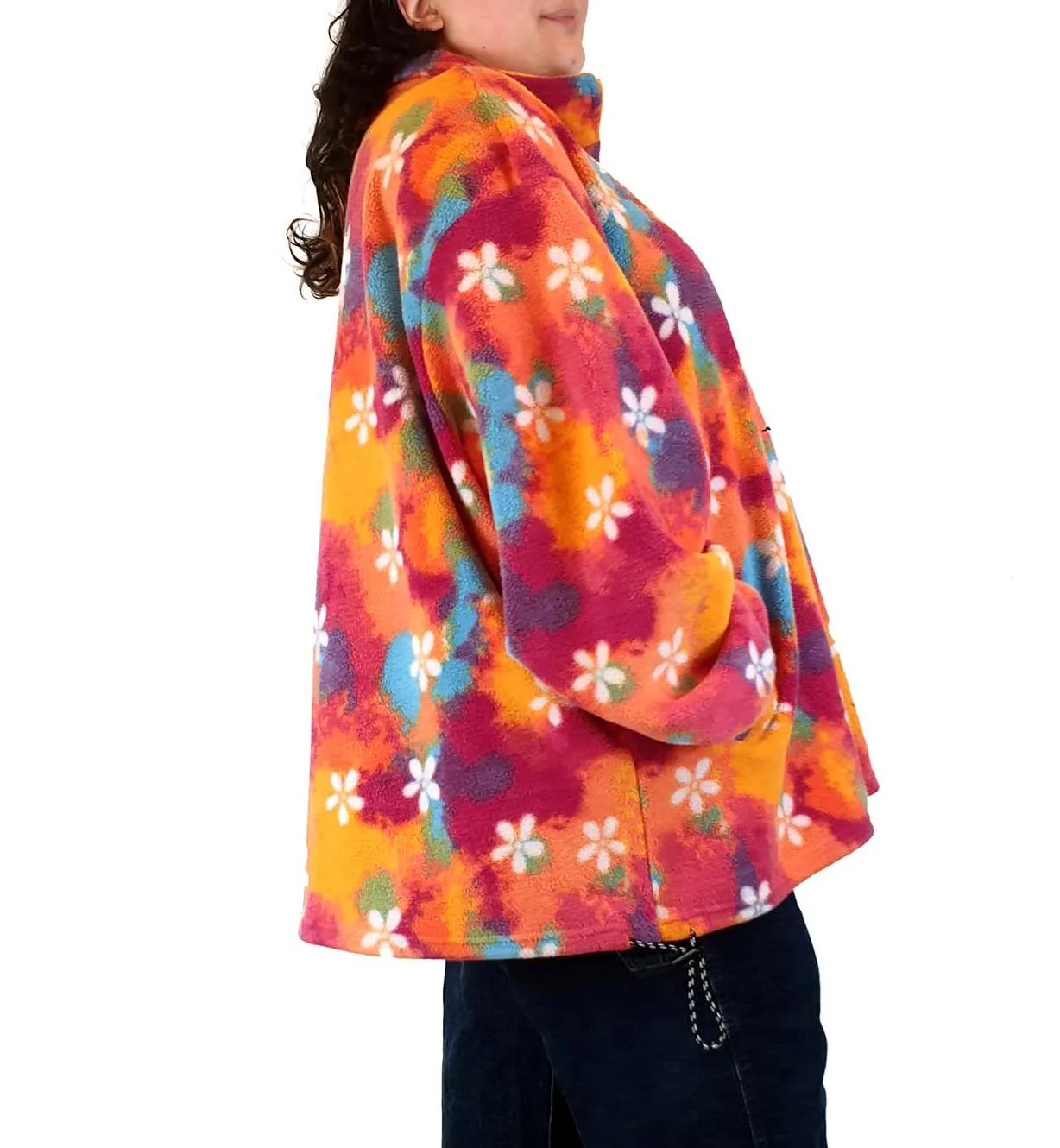 Lucy & Yak colourful fleece size 4XL