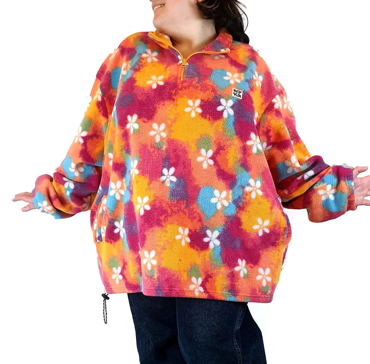 Lucy & Yak colourful fleece size 4XL