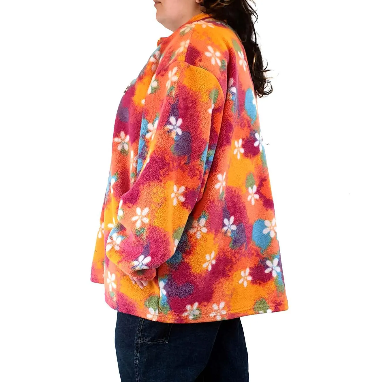 Lucy & Yak colourful fleece size 4XL