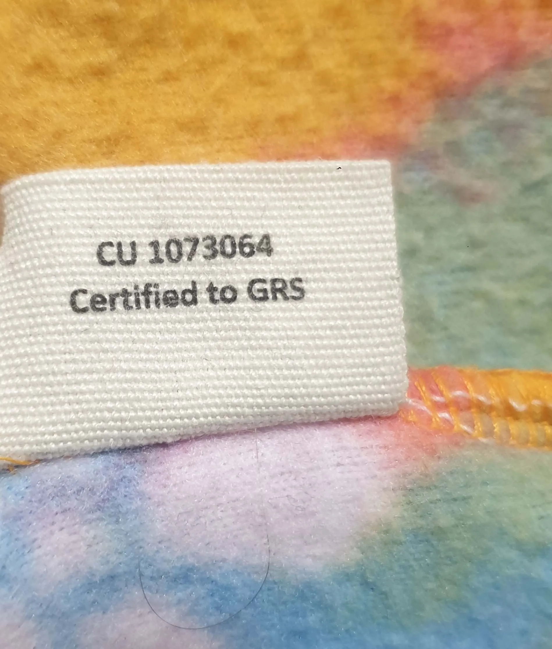 Lucy & Yak colourful fleece size 4XL