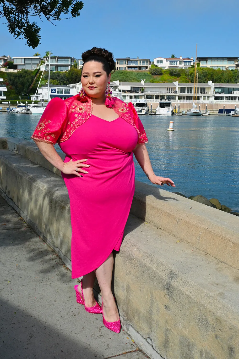 Luisa Mestiza Bolero (Pink)