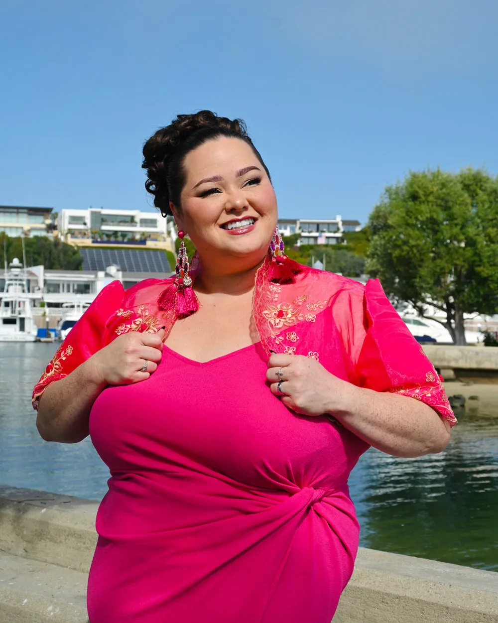 Luisa Mestiza Bolero (Pink)