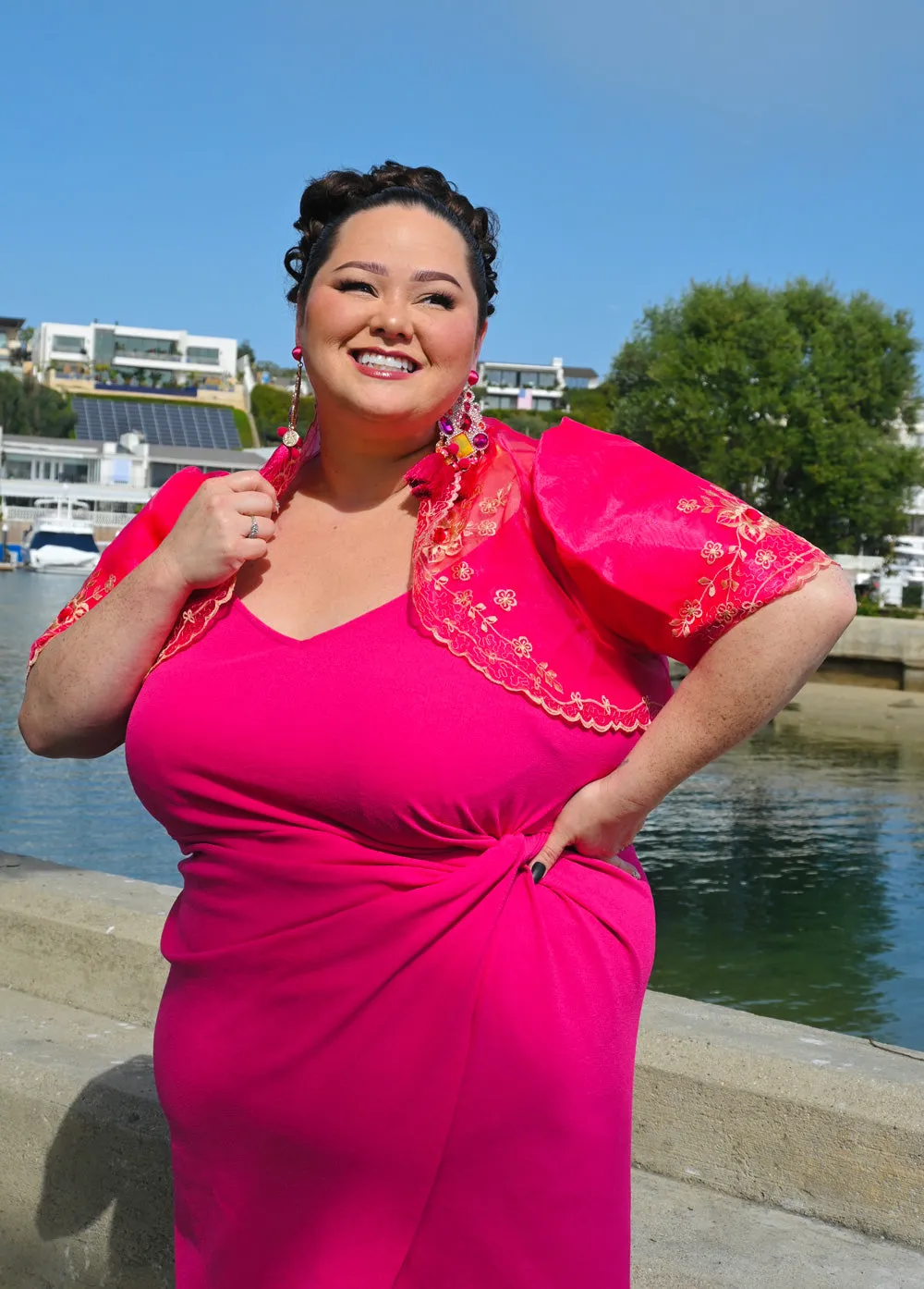 Luisa Mestiza Bolero (Pink)