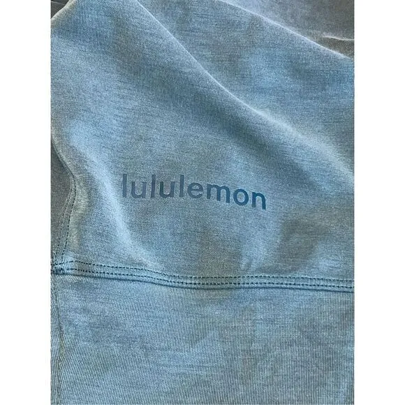 Lululemon woman’s 4 softstream perfectly oversized cropped crew green sweater