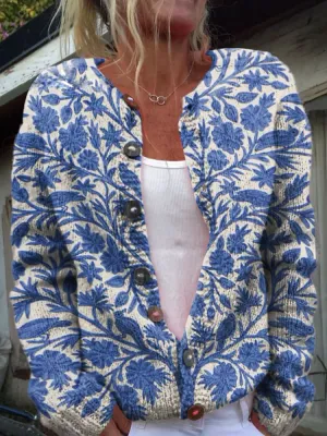 Lynleigh | Cardigan with floral pattern
