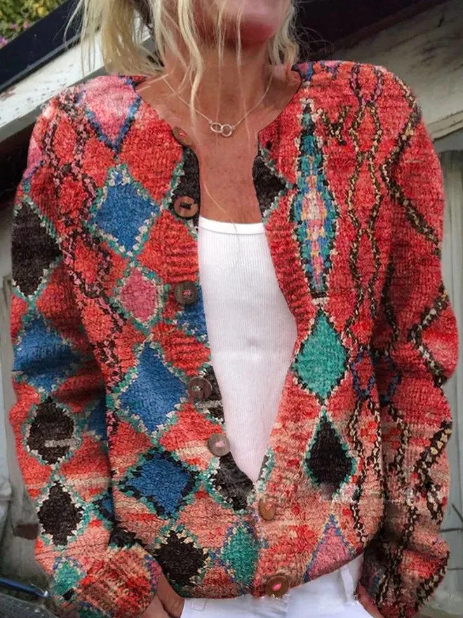 Lynleigh | Cardigan with floral pattern