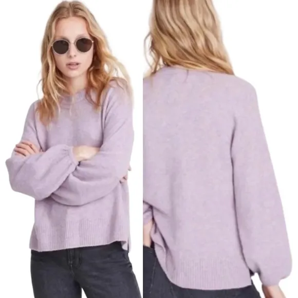 Madewell Payton Pullover Sweater in Coziest Yarn Size Small