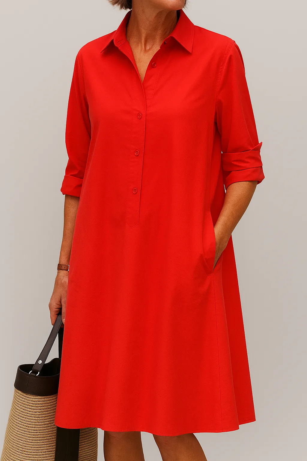 Maelis | Button Down Shirt Dress