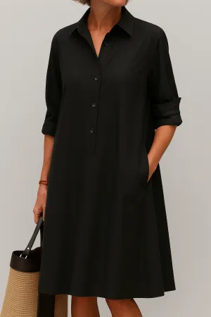 Maelis | Button Down Shirt Dress