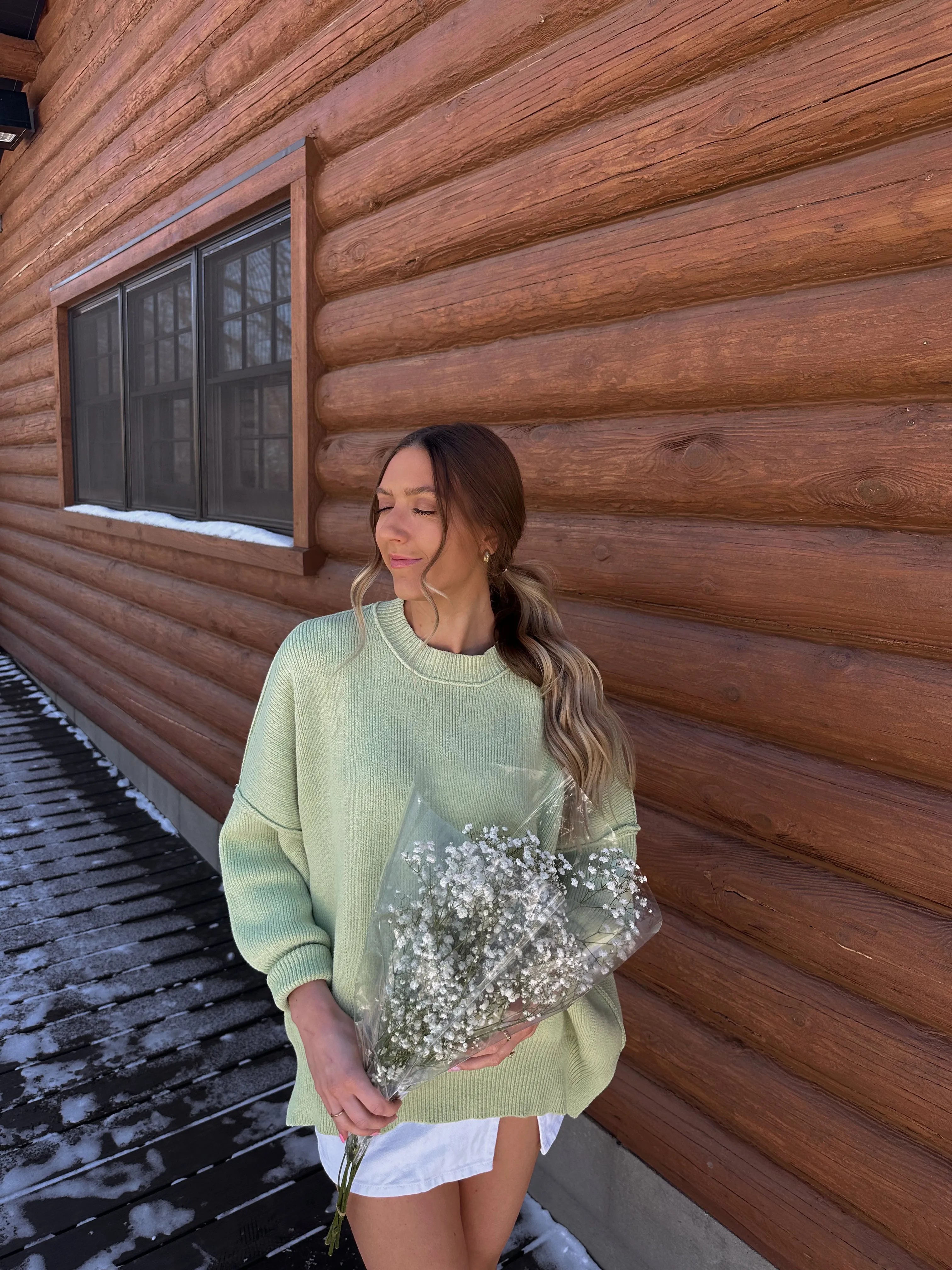 Maeve Sweater in Pistachio
