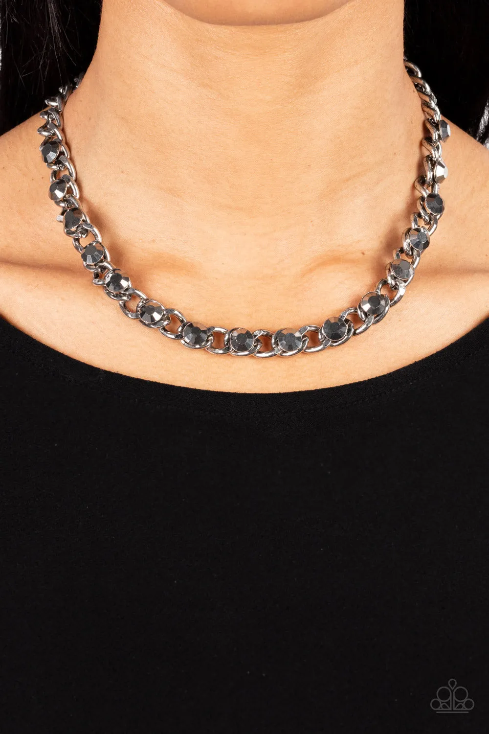 Major Moxie - Silver Necklace