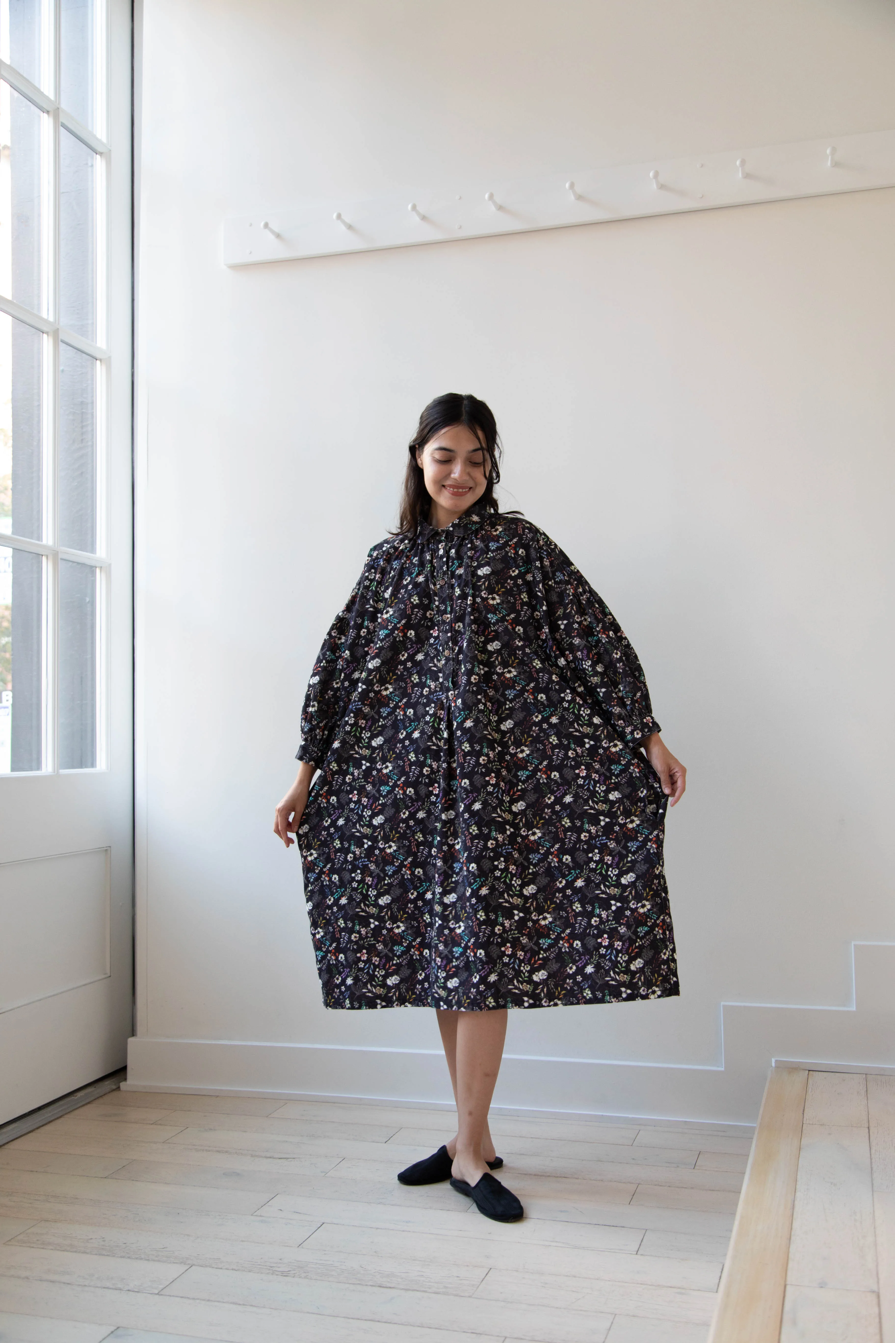 Makié | Emilia Dress in Charcoal Flower