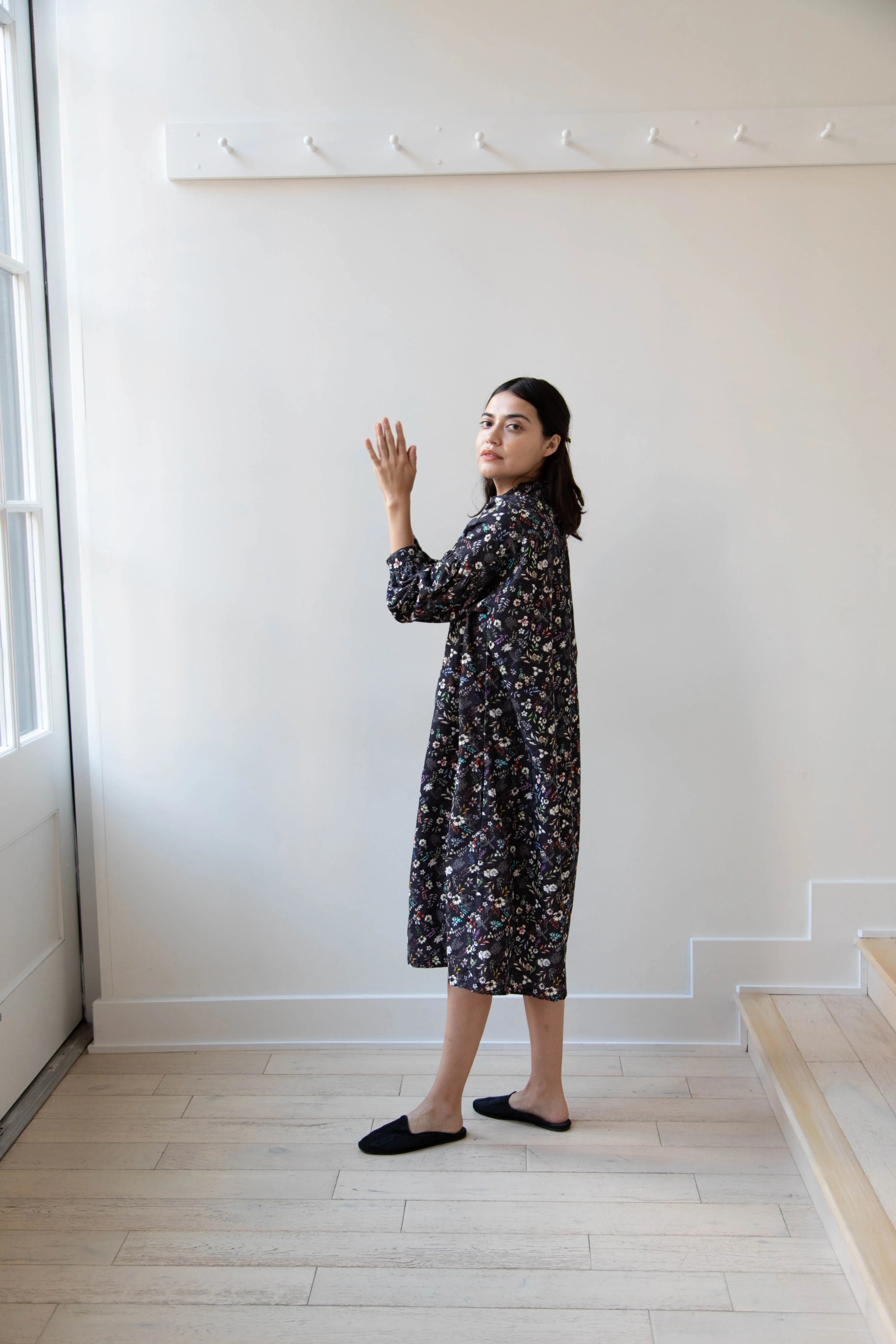 Makié | Emilia Dress in Charcoal Flower