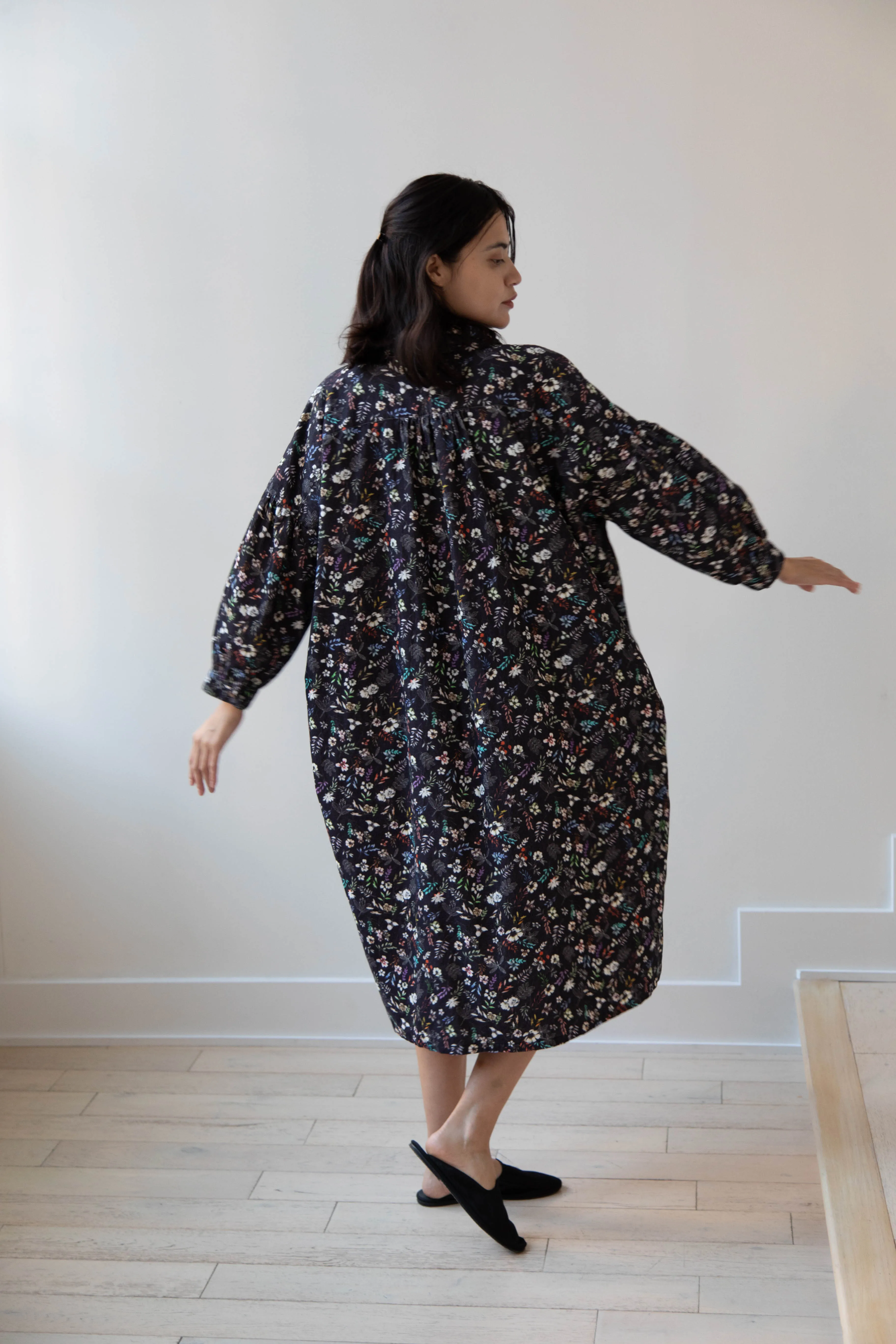 Makié | Emilia Dress in Charcoal Flower