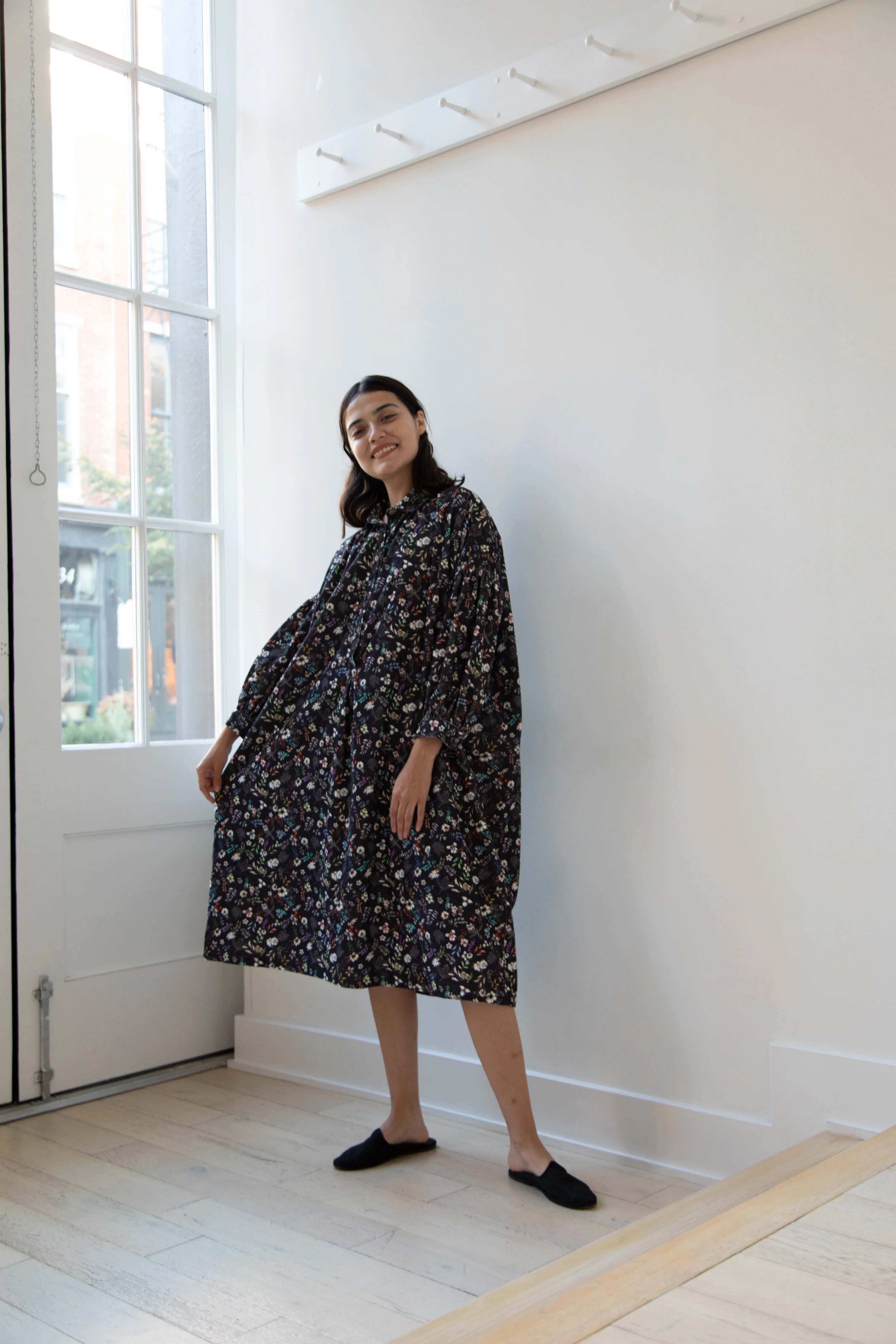 Makié | Emilia Dress in Charcoal Flower