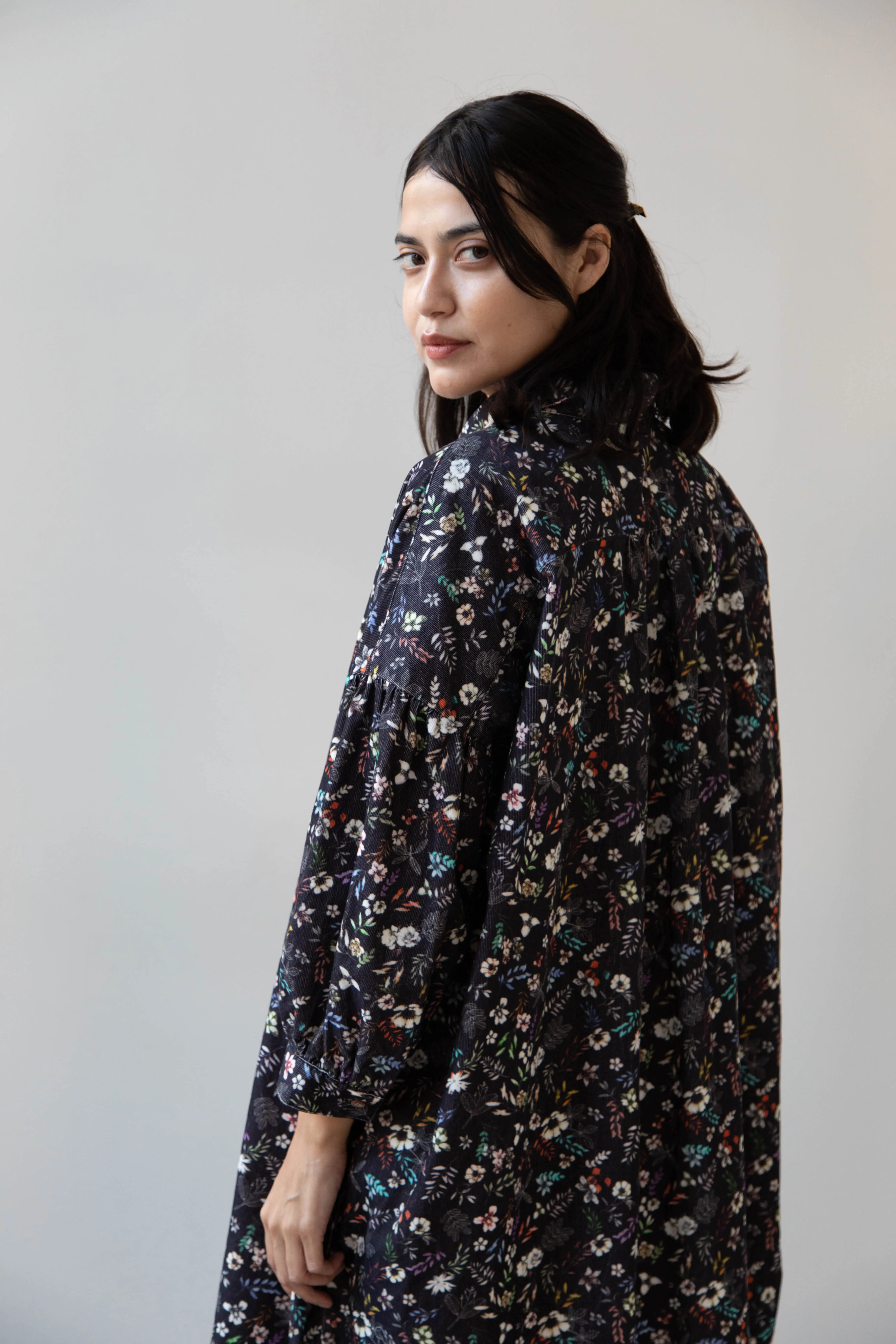 Makié | Emilia Dress in Charcoal Flower