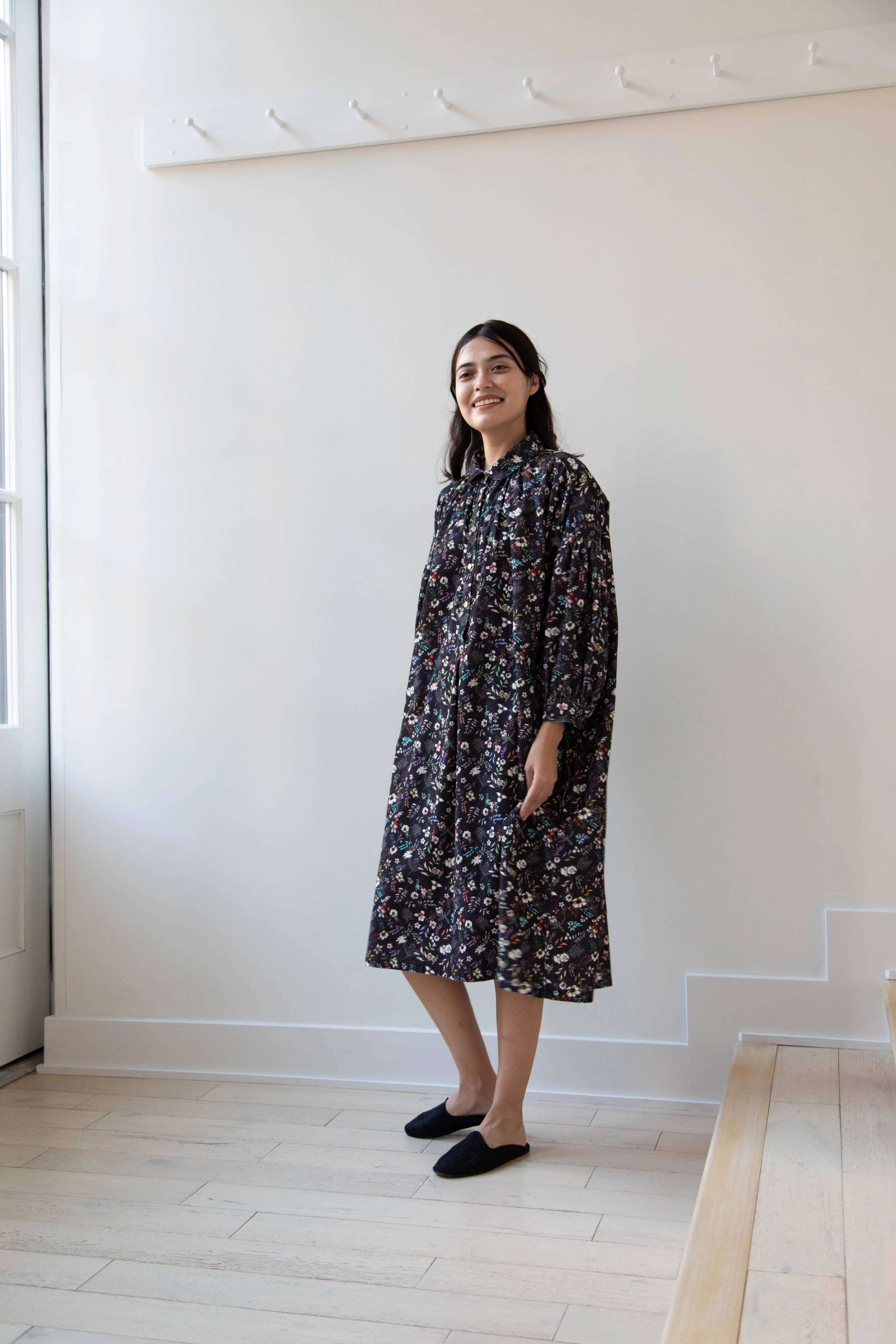 Makié | Emilia Dress in Charcoal Flower
