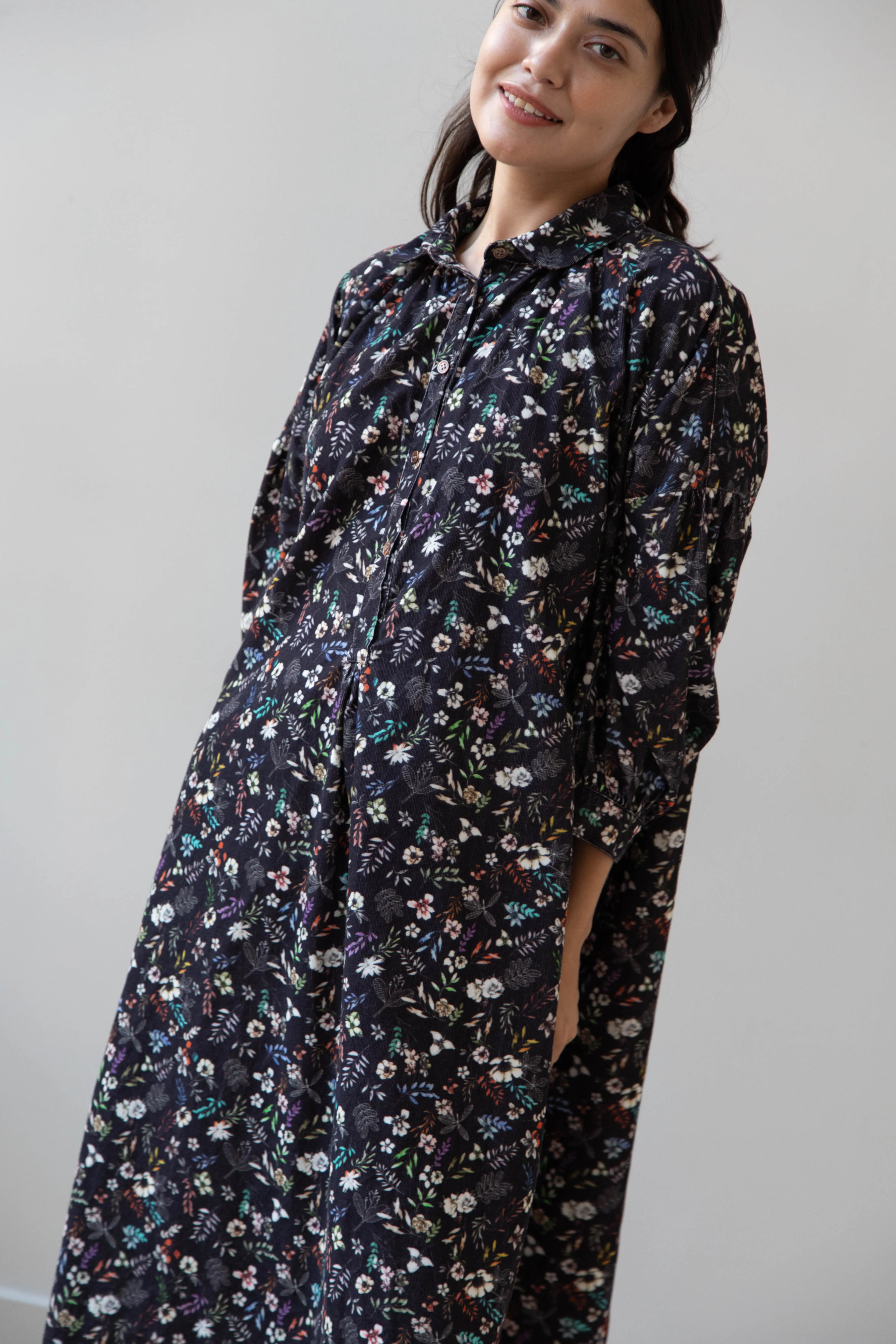 Makié | Emilia Dress in Charcoal Flower