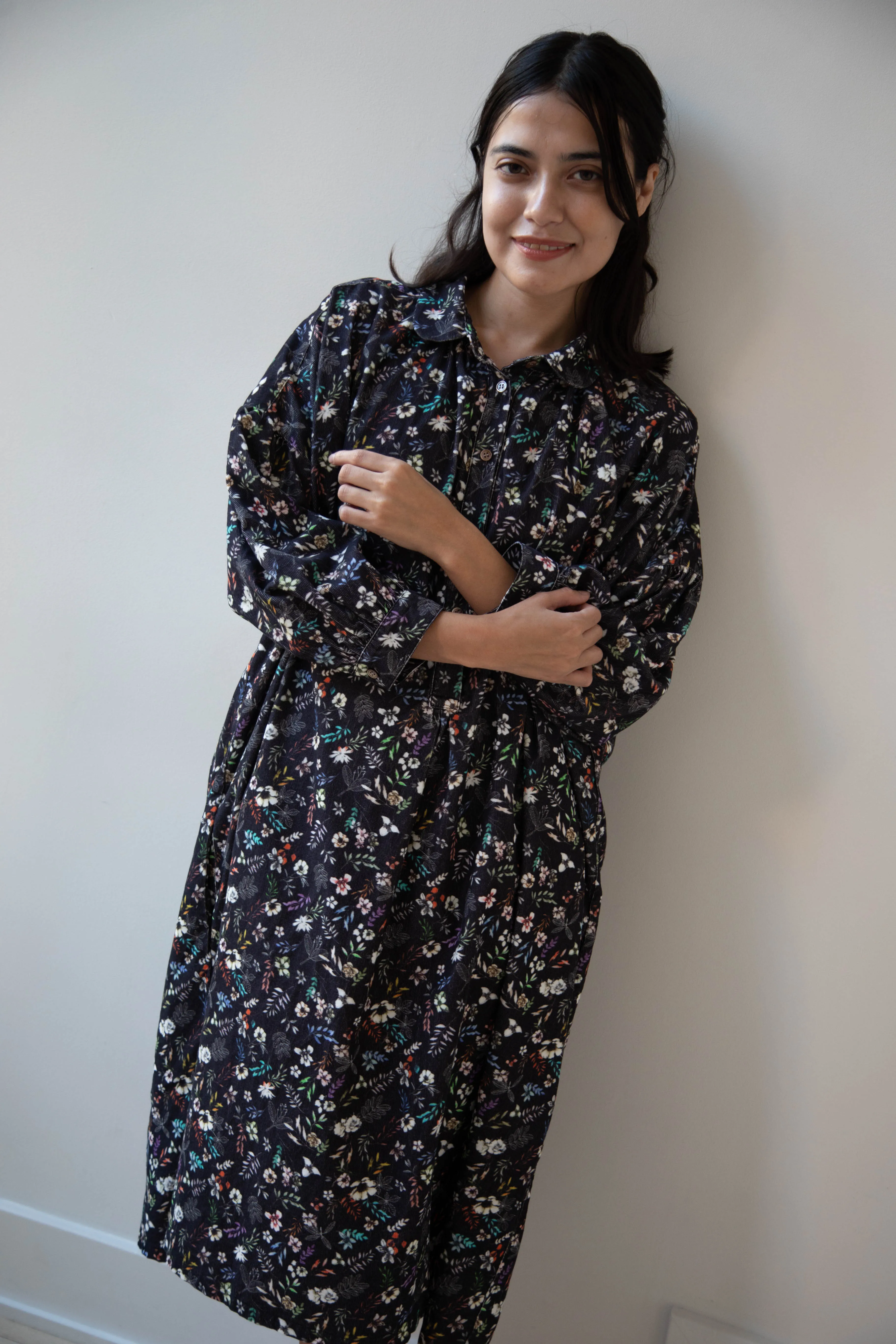 Makié | Emilia Dress in Charcoal Flower