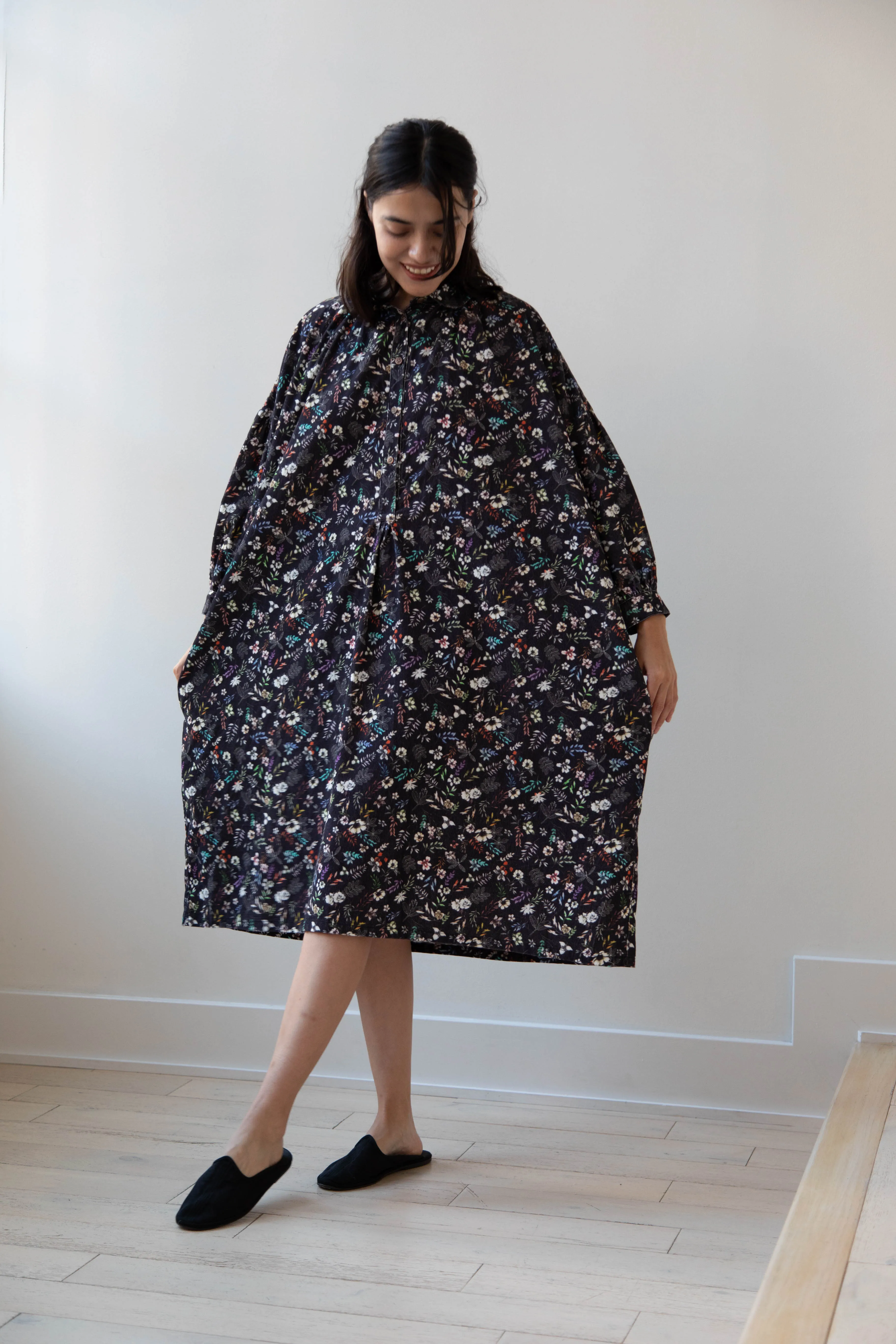 Makié | Emilia Dress in Charcoal Flower