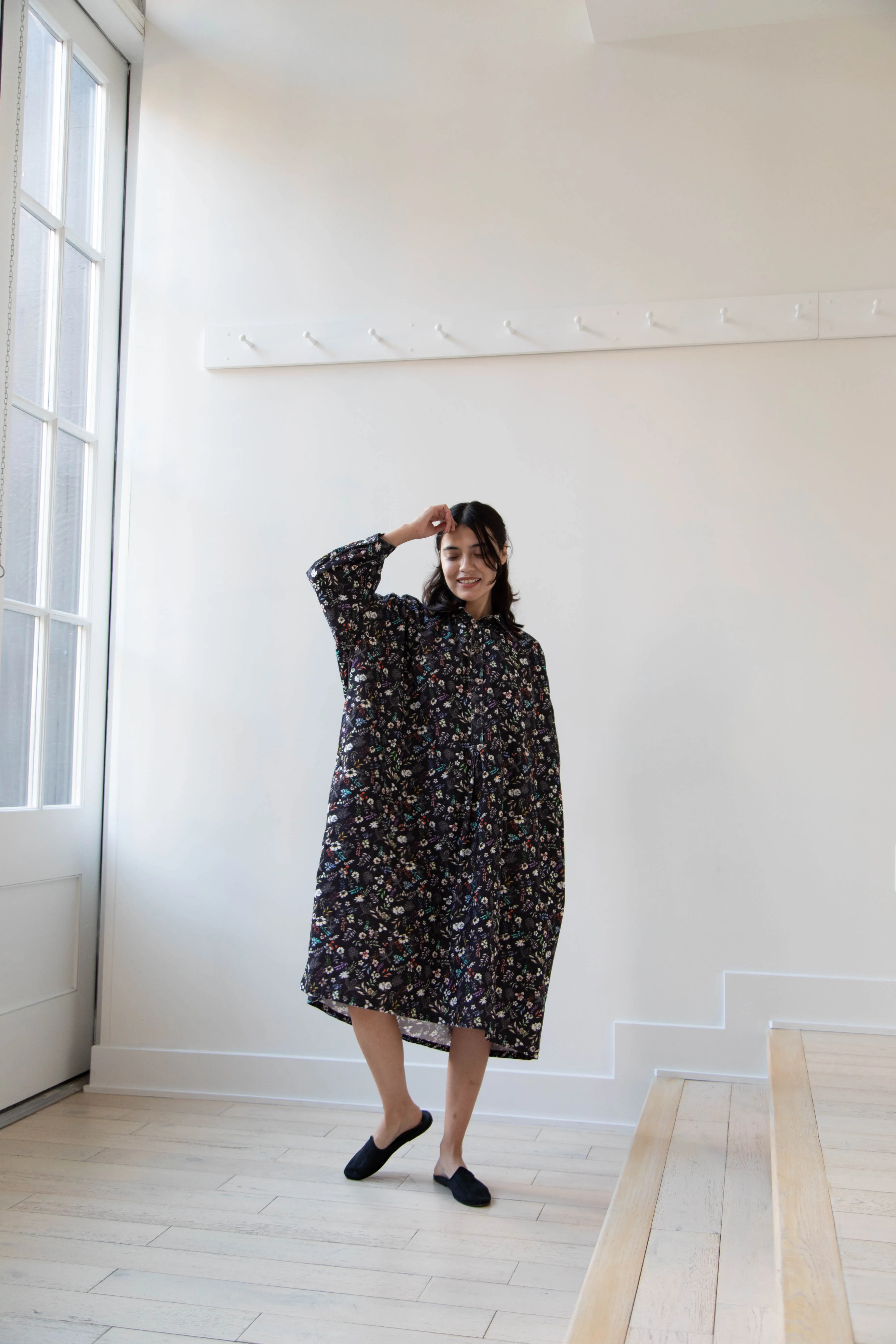 Makié | Emilia Dress in Charcoal Flower
