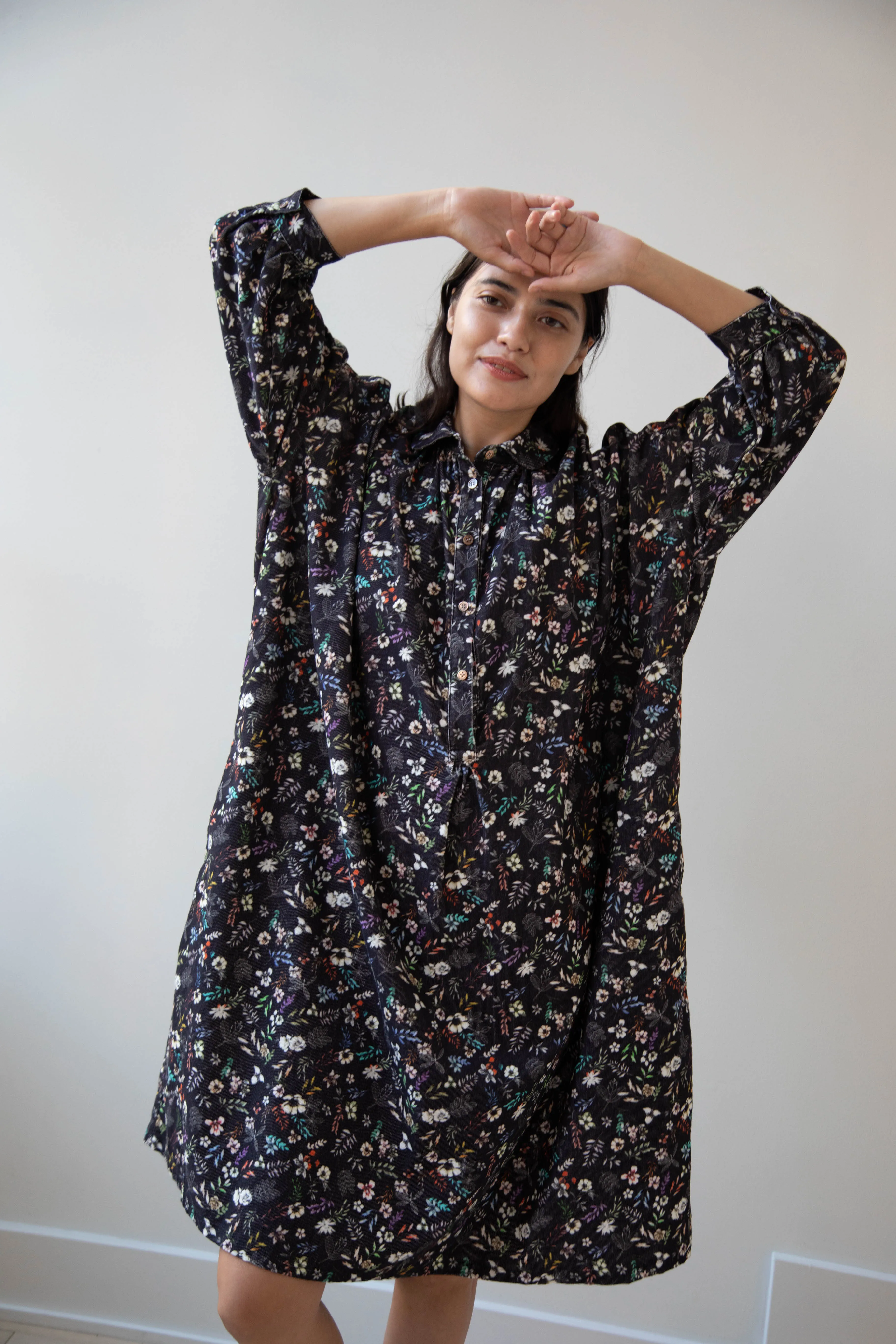 Makié | Emilia Dress in Charcoal Flower