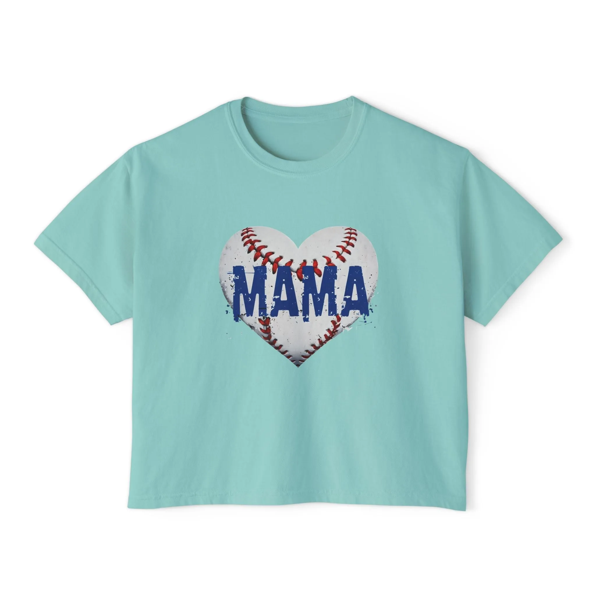 'Mama' Women's Boxy Tee - Casual Comfort Top