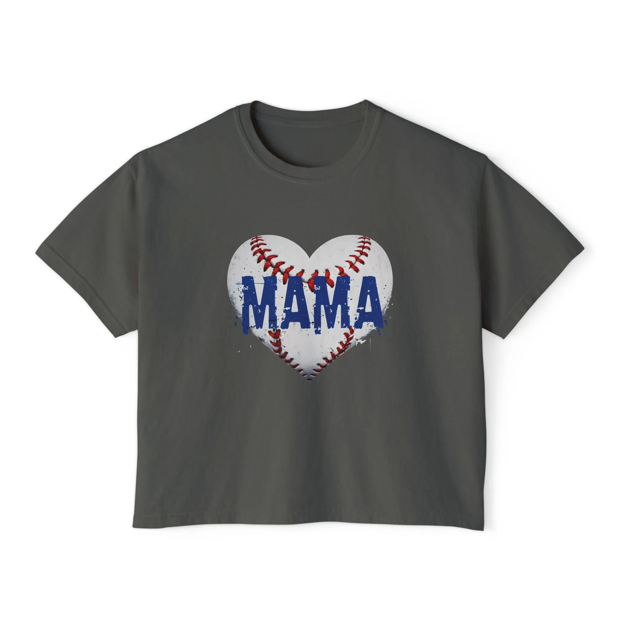 'Mama' Women's Boxy Tee - Casual Comfort Top