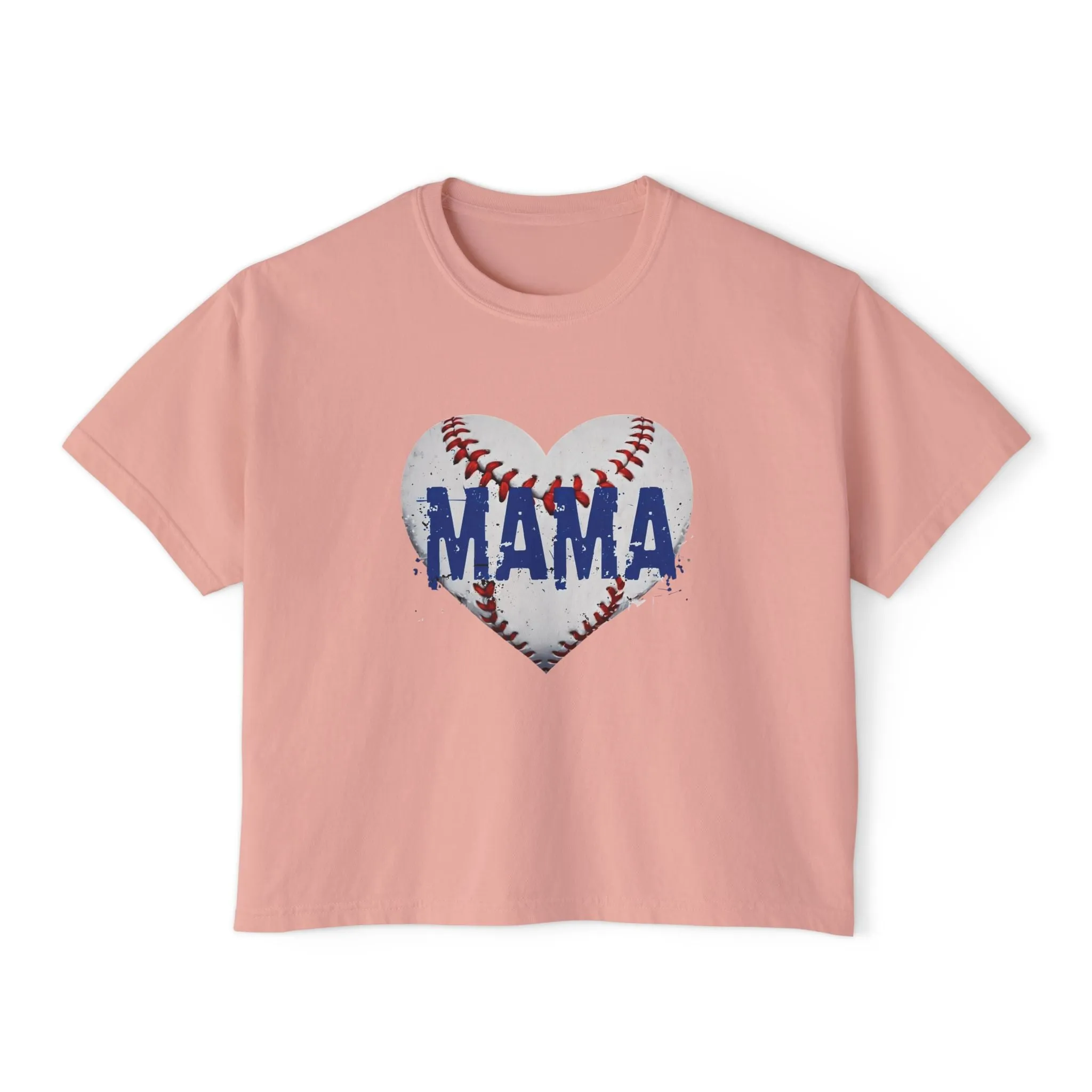 'Mama' Women's Boxy Tee - Casual Comfort Top