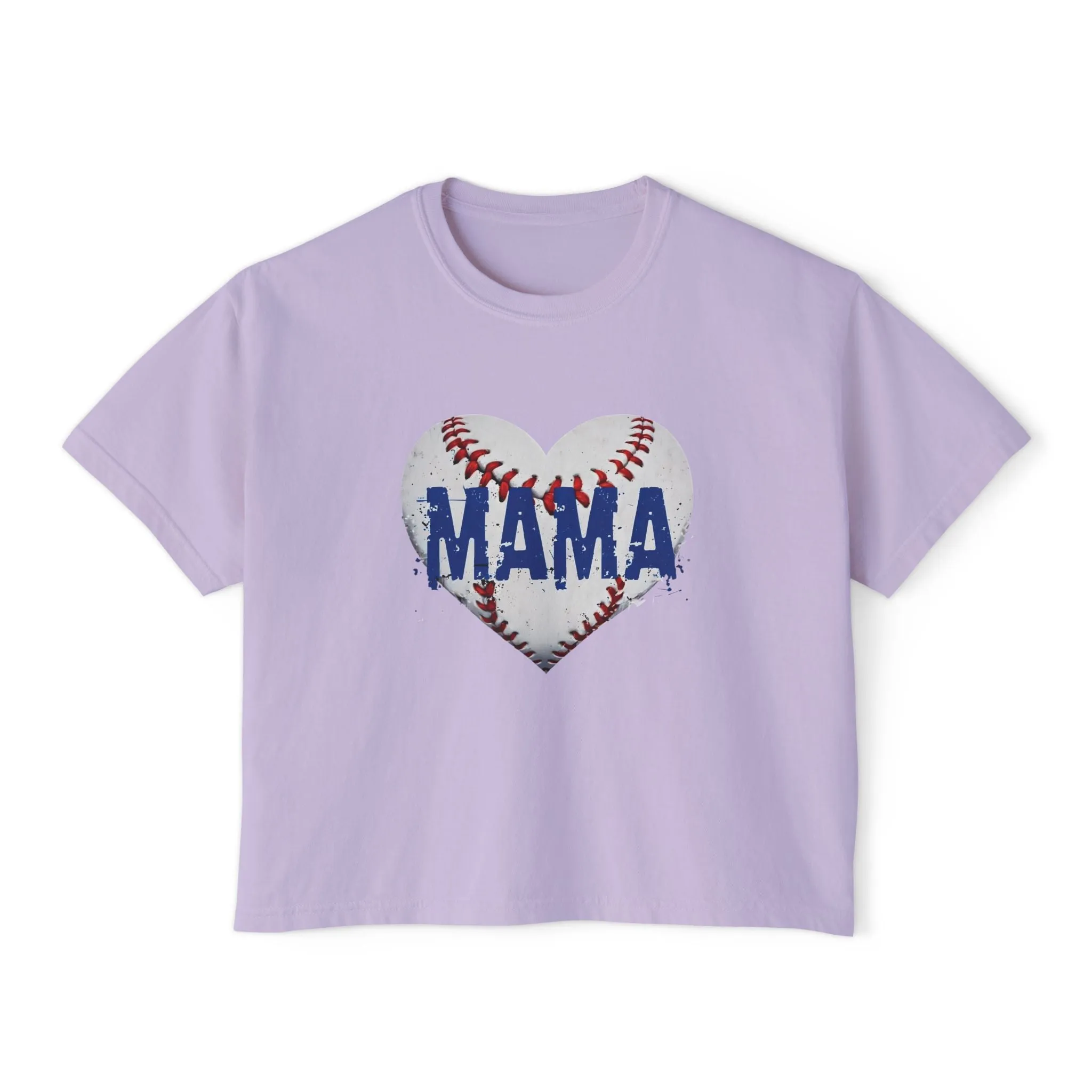 'Mama' Women's Boxy Tee - Casual Comfort Top