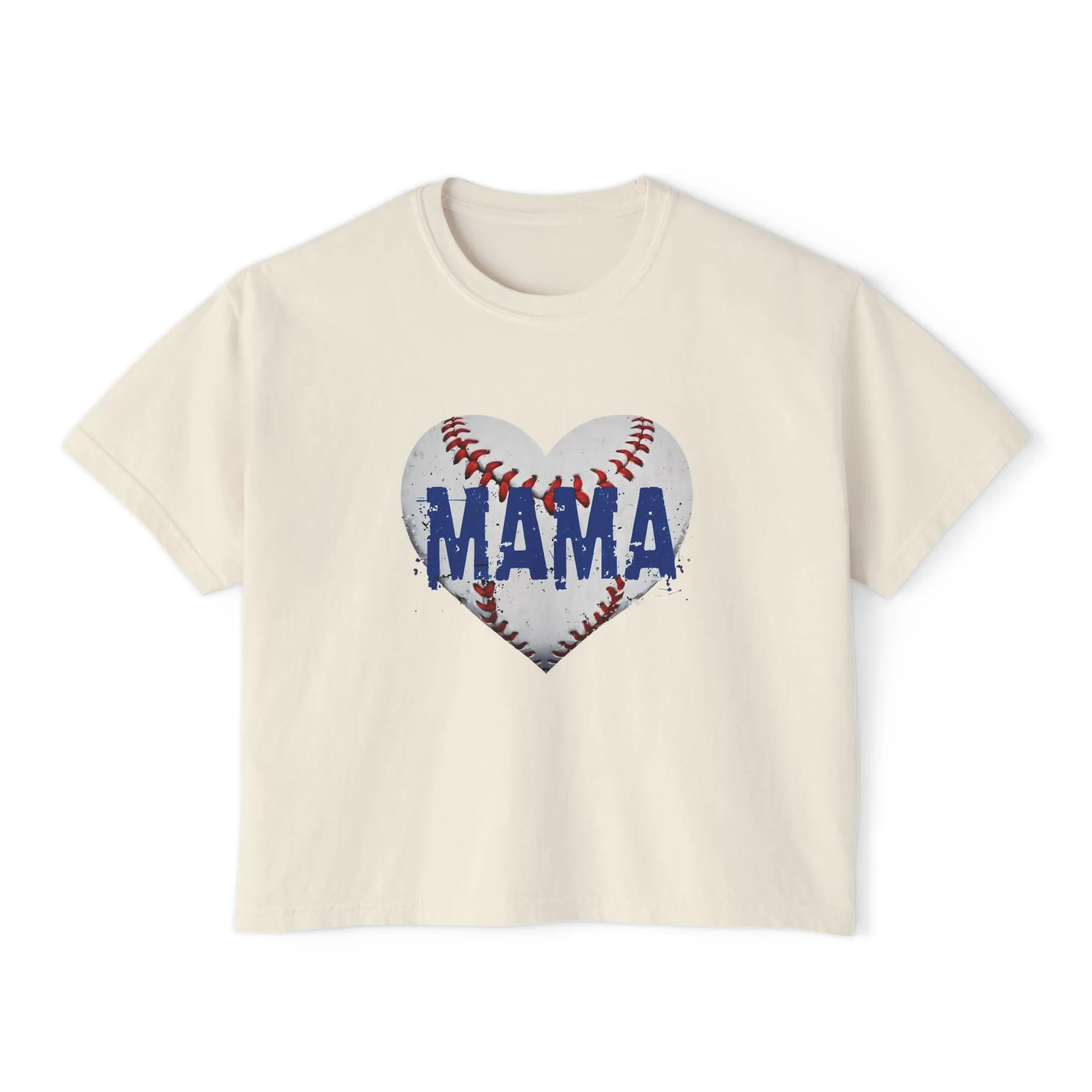 'Mama' Women's Boxy Tee - Casual Comfort Top