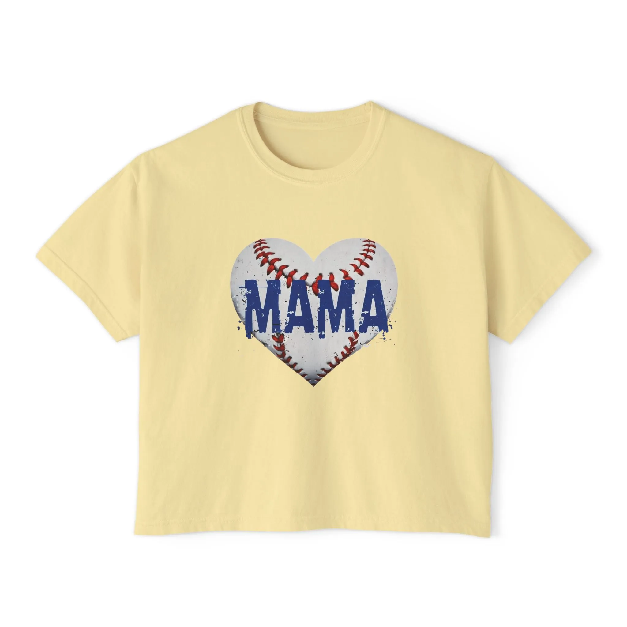 'Mama' Women's Boxy Tee - Casual Comfort Top