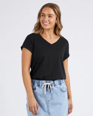 MANLY VEE TEE BLACK