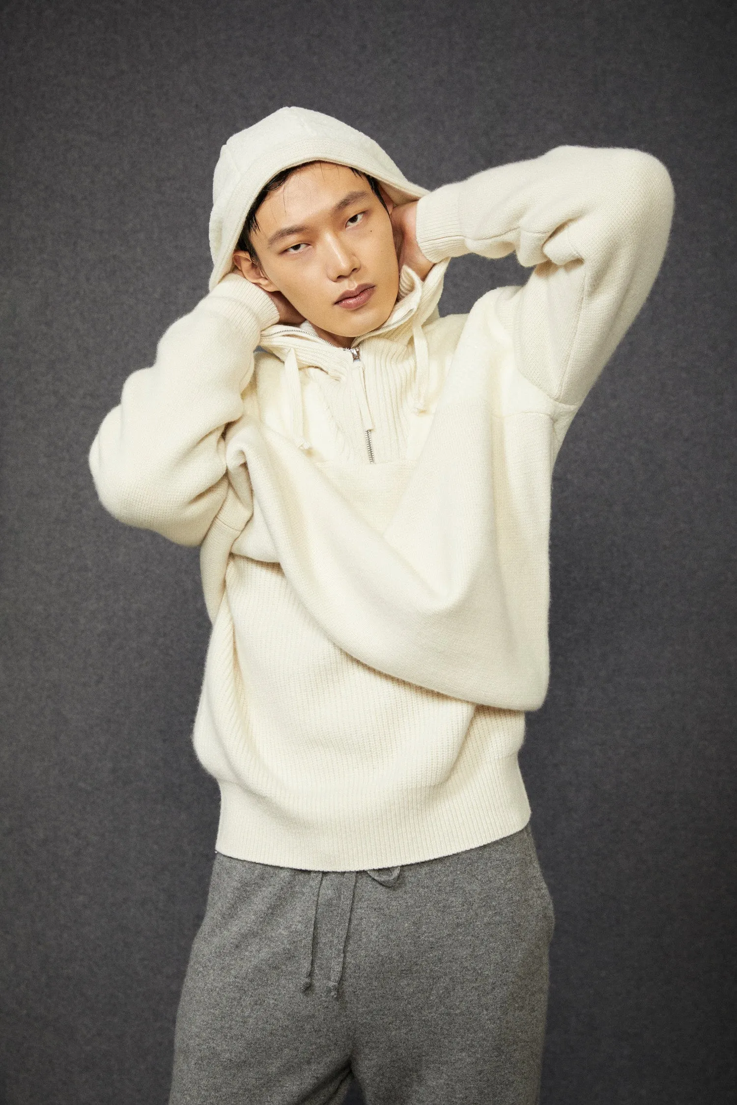 Men Soft Snow Hoodie