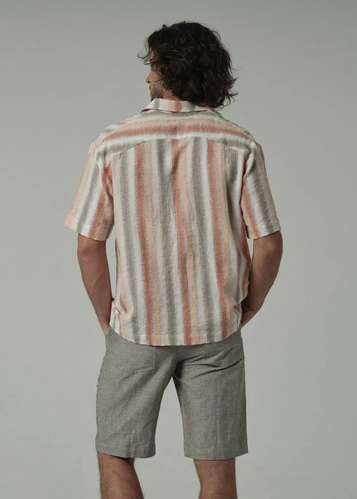 Men's boxy linen shirt