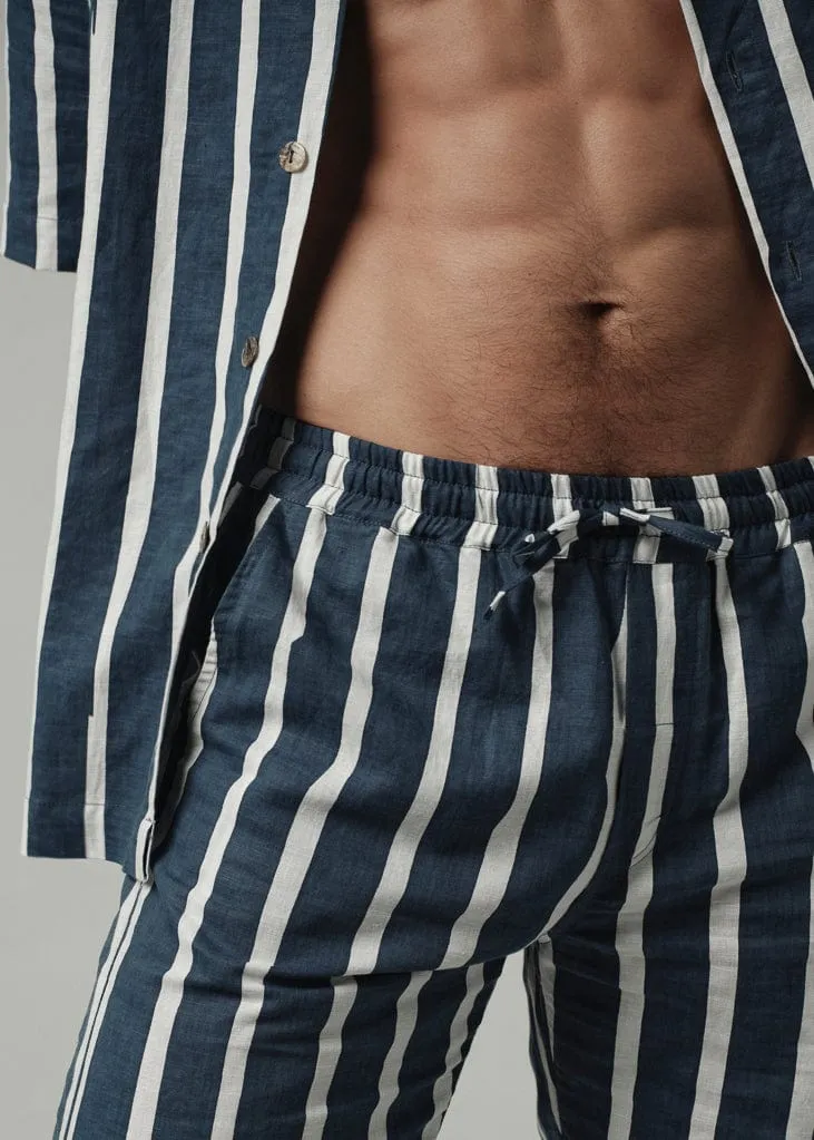 Men's boxy linen shirt