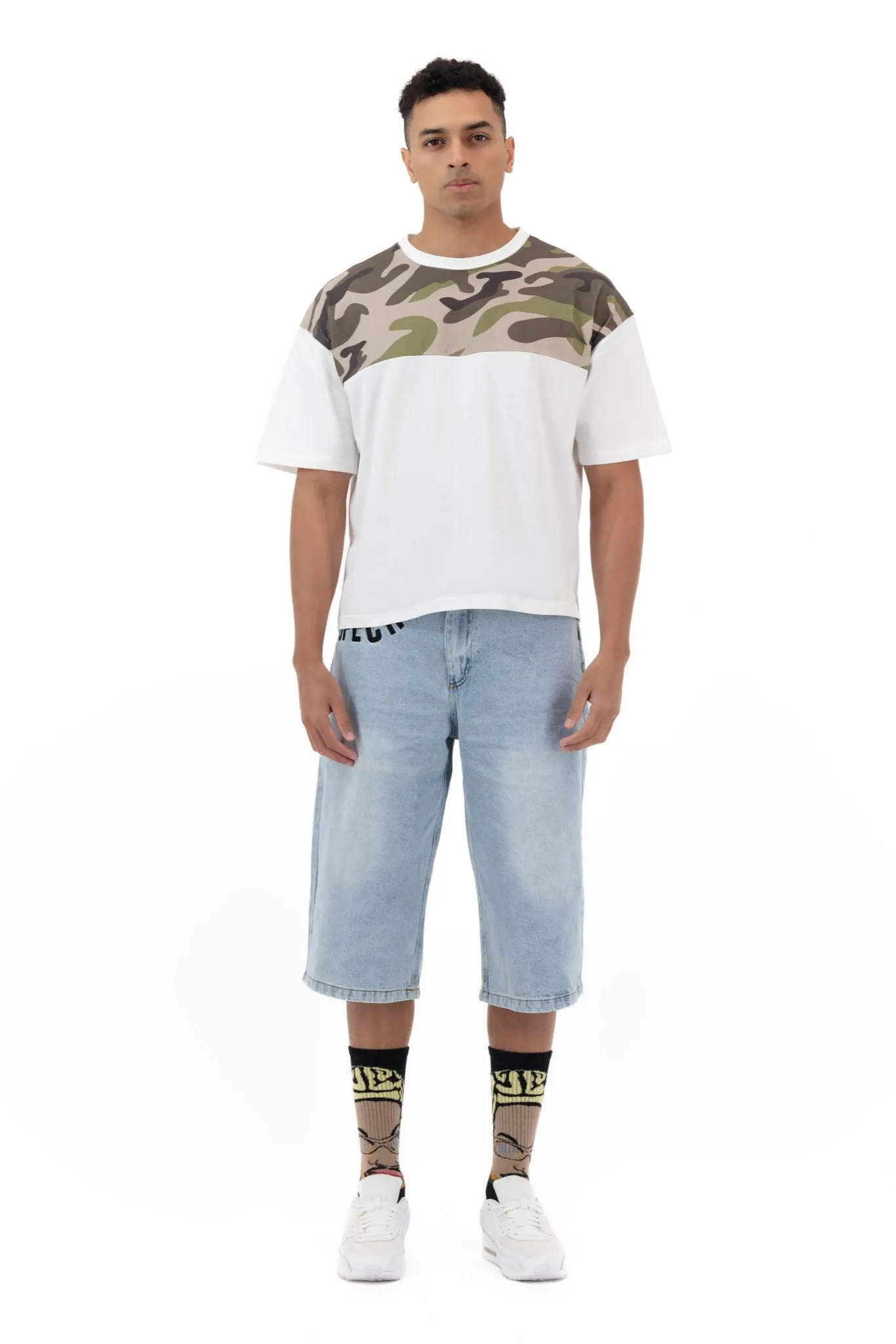 Men's Camo Boxy Loose T-Shirt